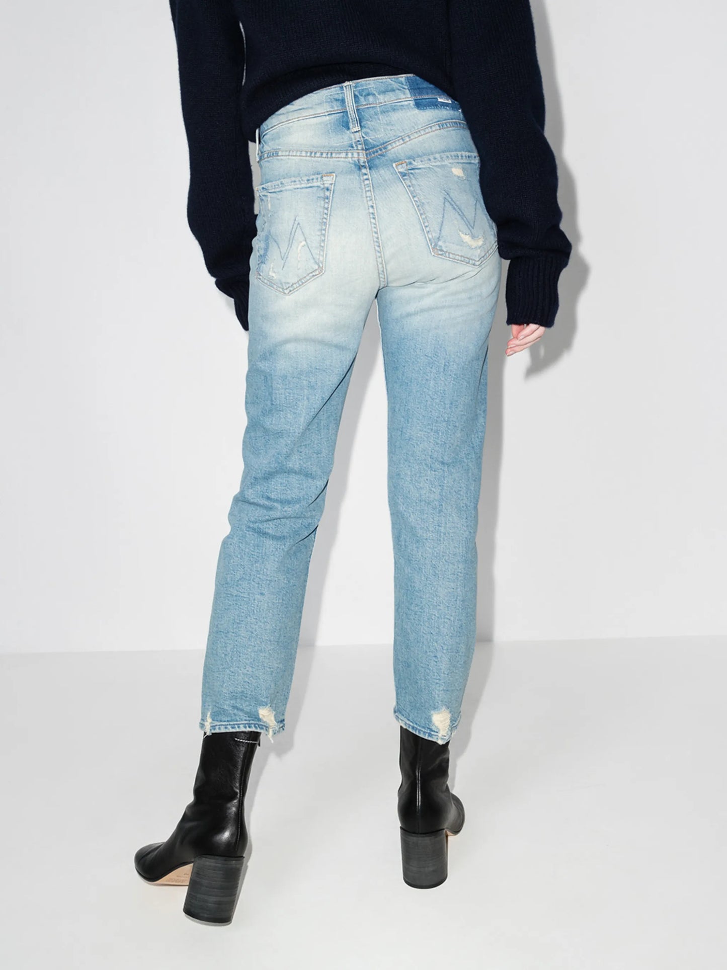 The Tomcat ripped cropped jeans
