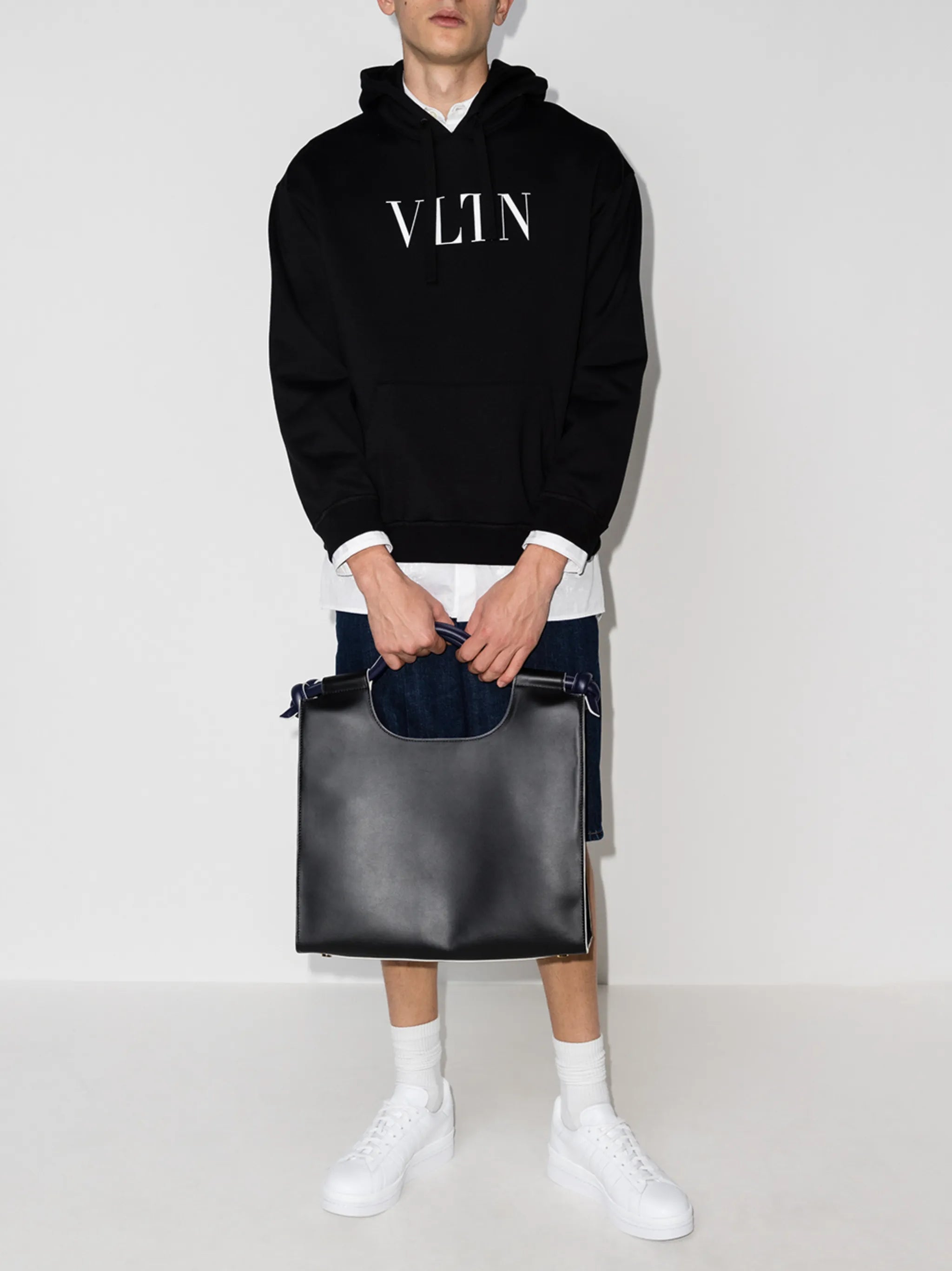 VLTN-print hoodie
