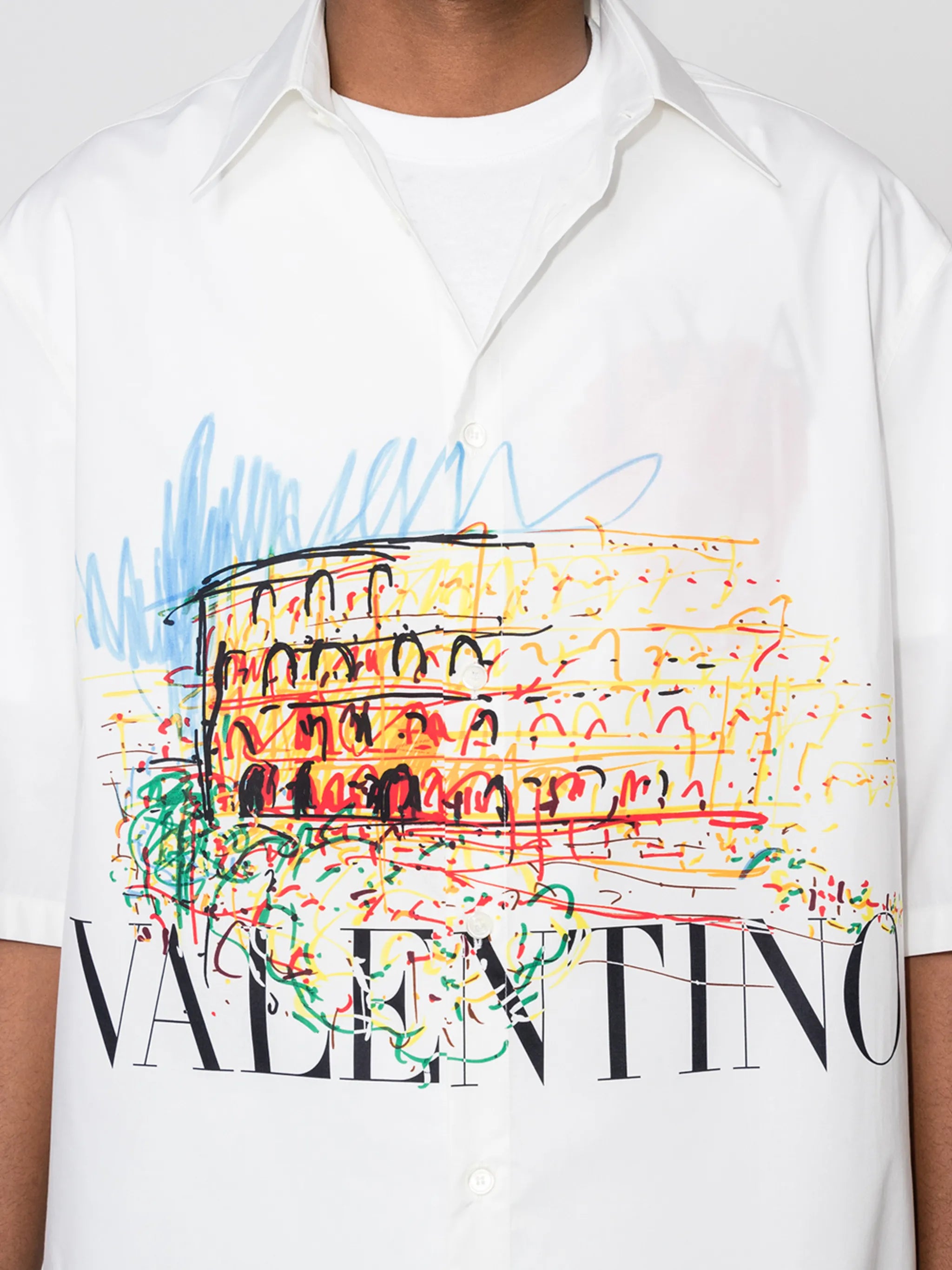 Roman Sketches print shirt