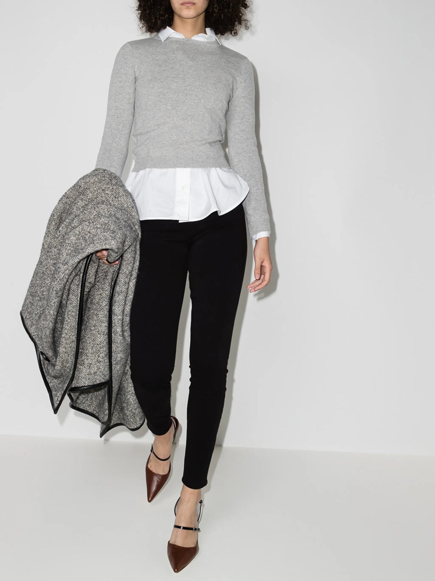 crew-neck cashmere jumper