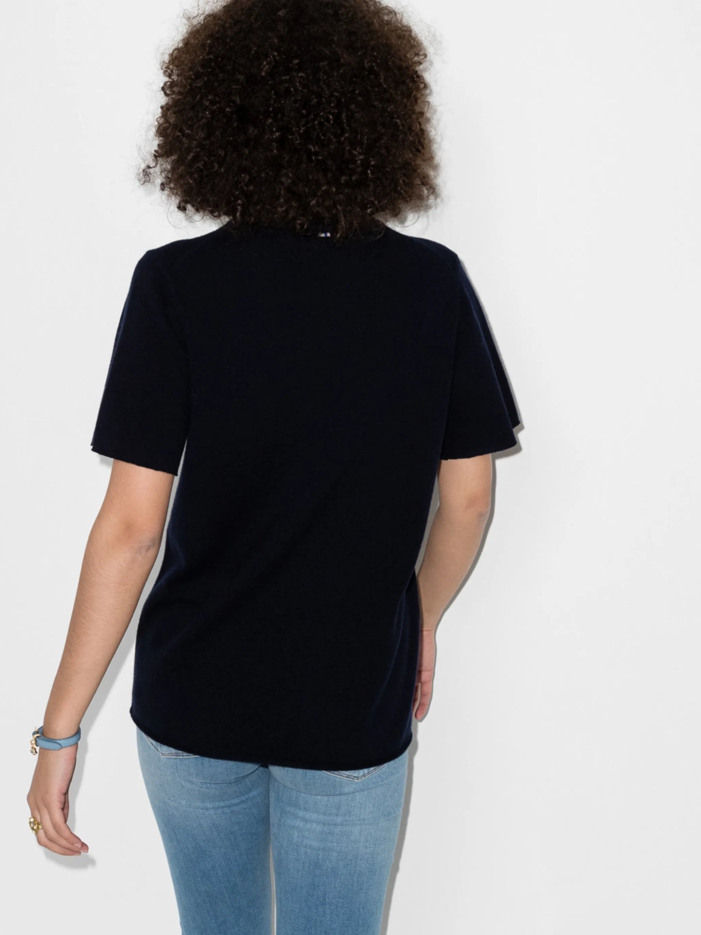 crew neck cashmere T-shirt