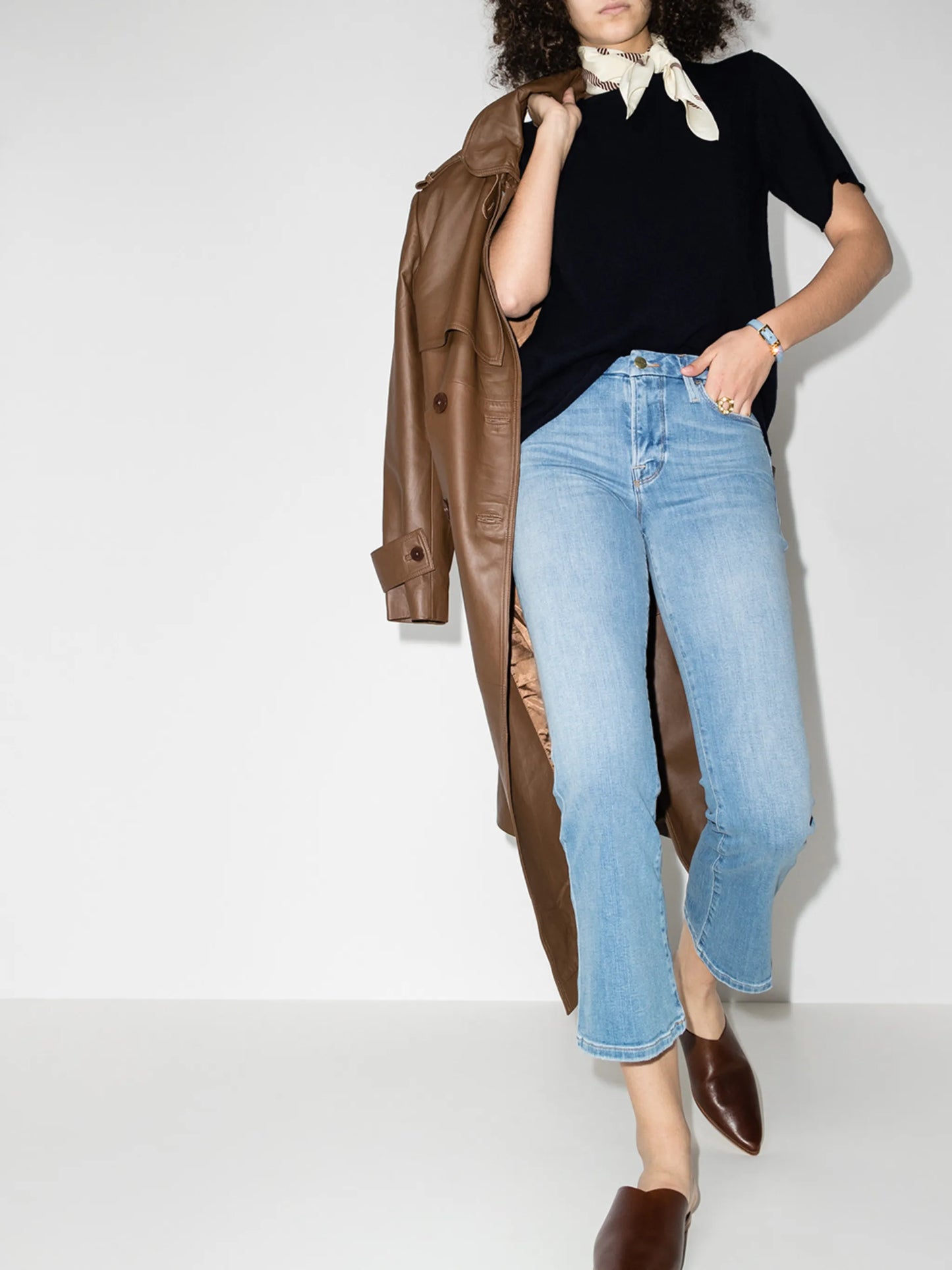 crew neck cashmere T-shirt