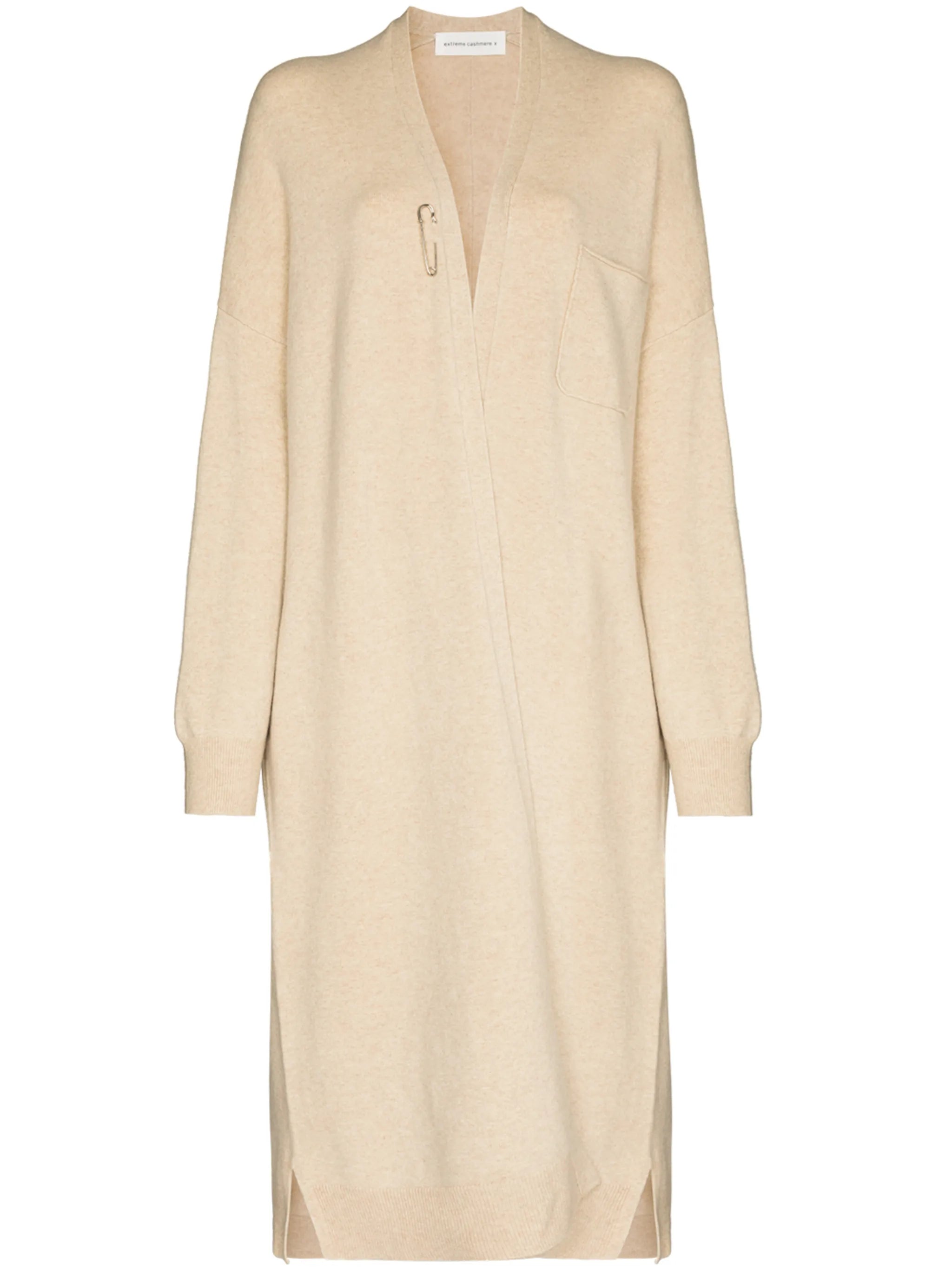 longline cashmere cardigan