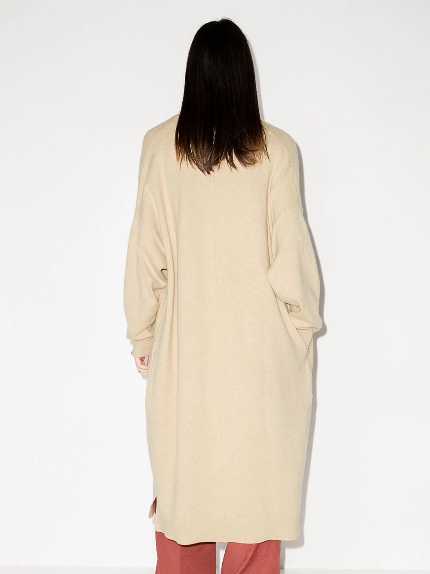 longline cashmere cardigan