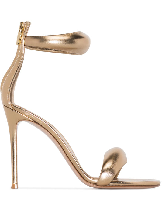 105mm Bijoux leather sandals
