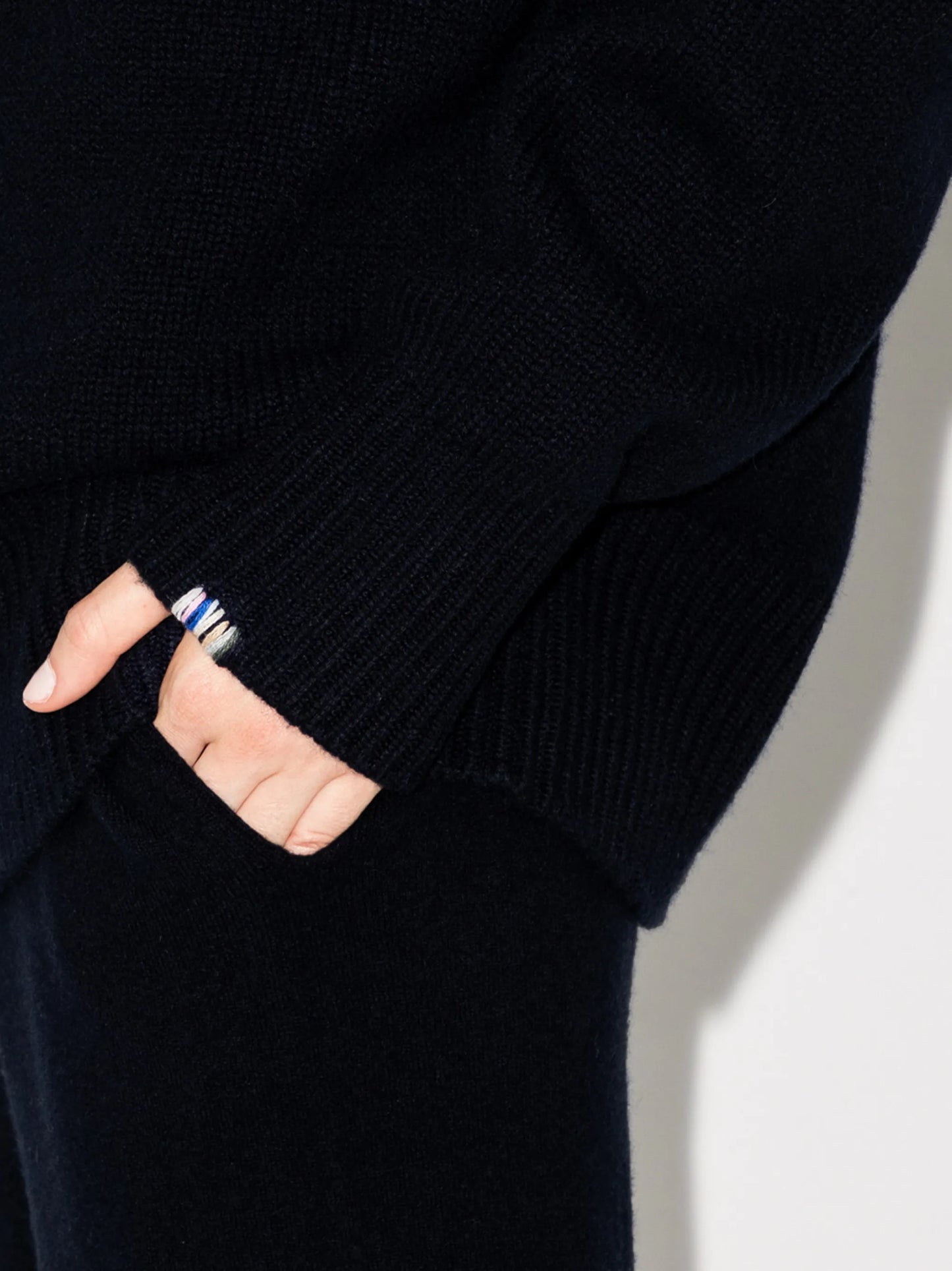 roll-neck oversized jumper