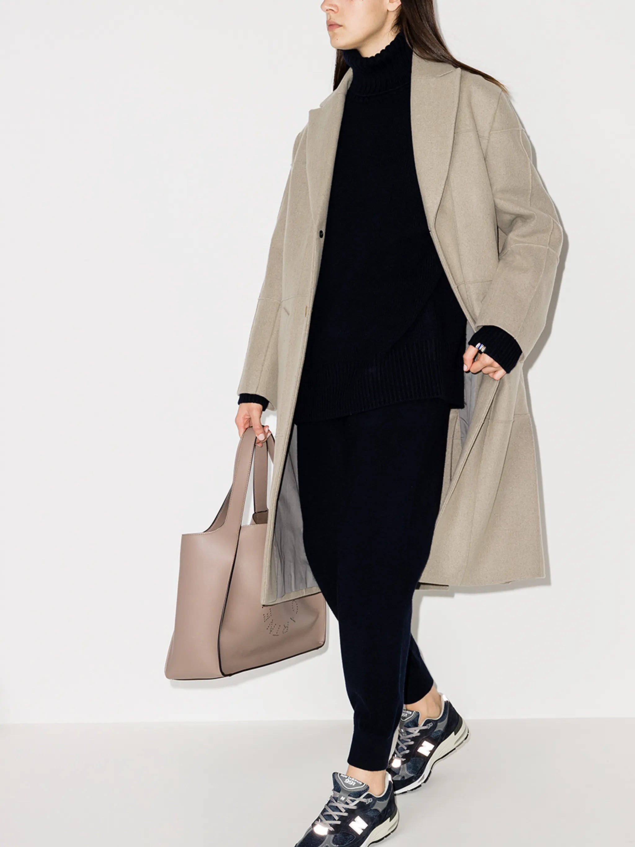 roll-neck oversized jumper