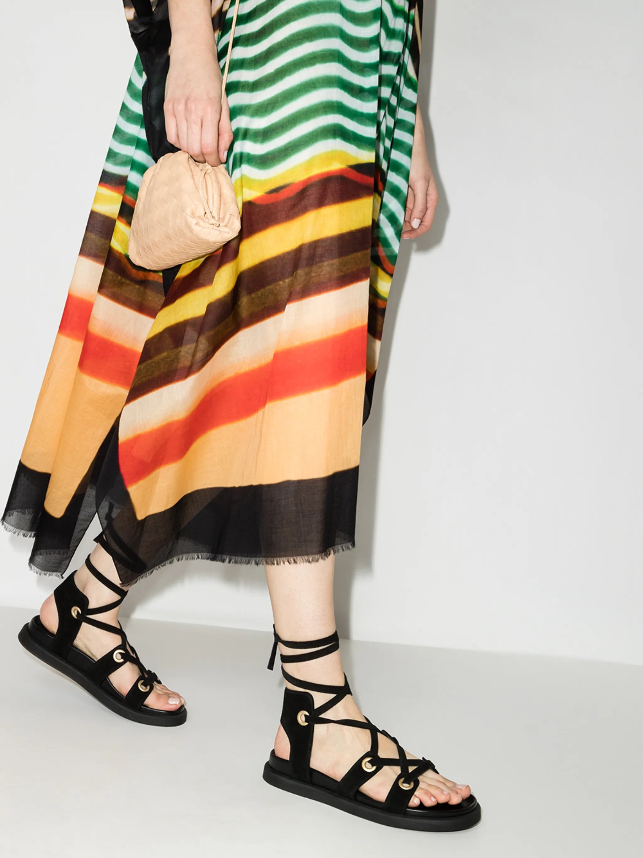 Ibiza flat suede sandals