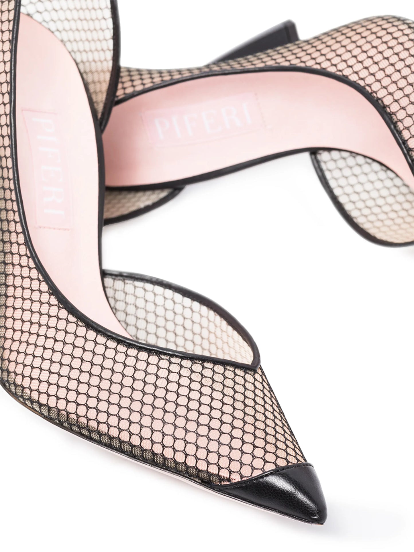 Ursula 100mm mesh pumps