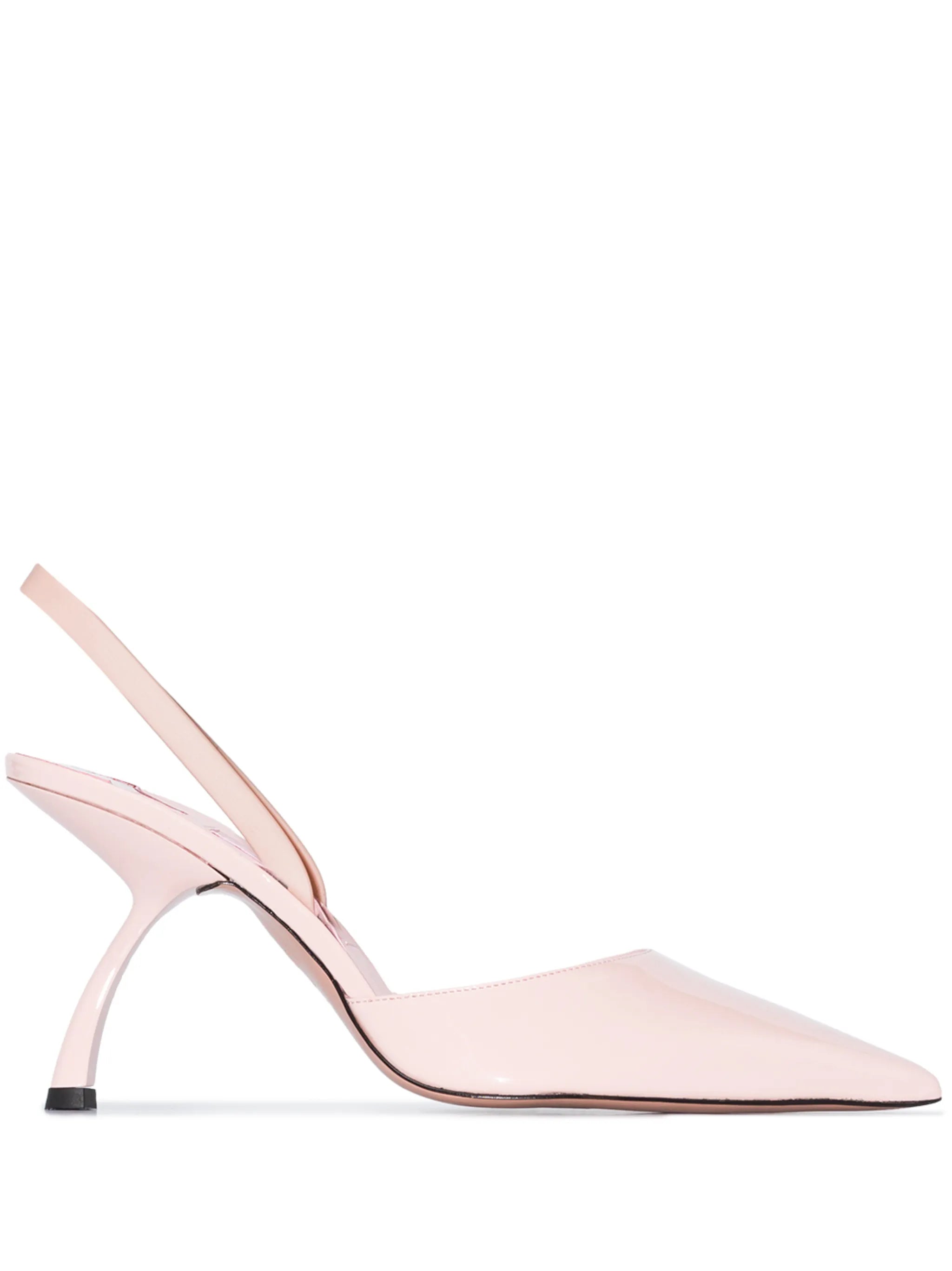 Upanova 85mm slingback pumps