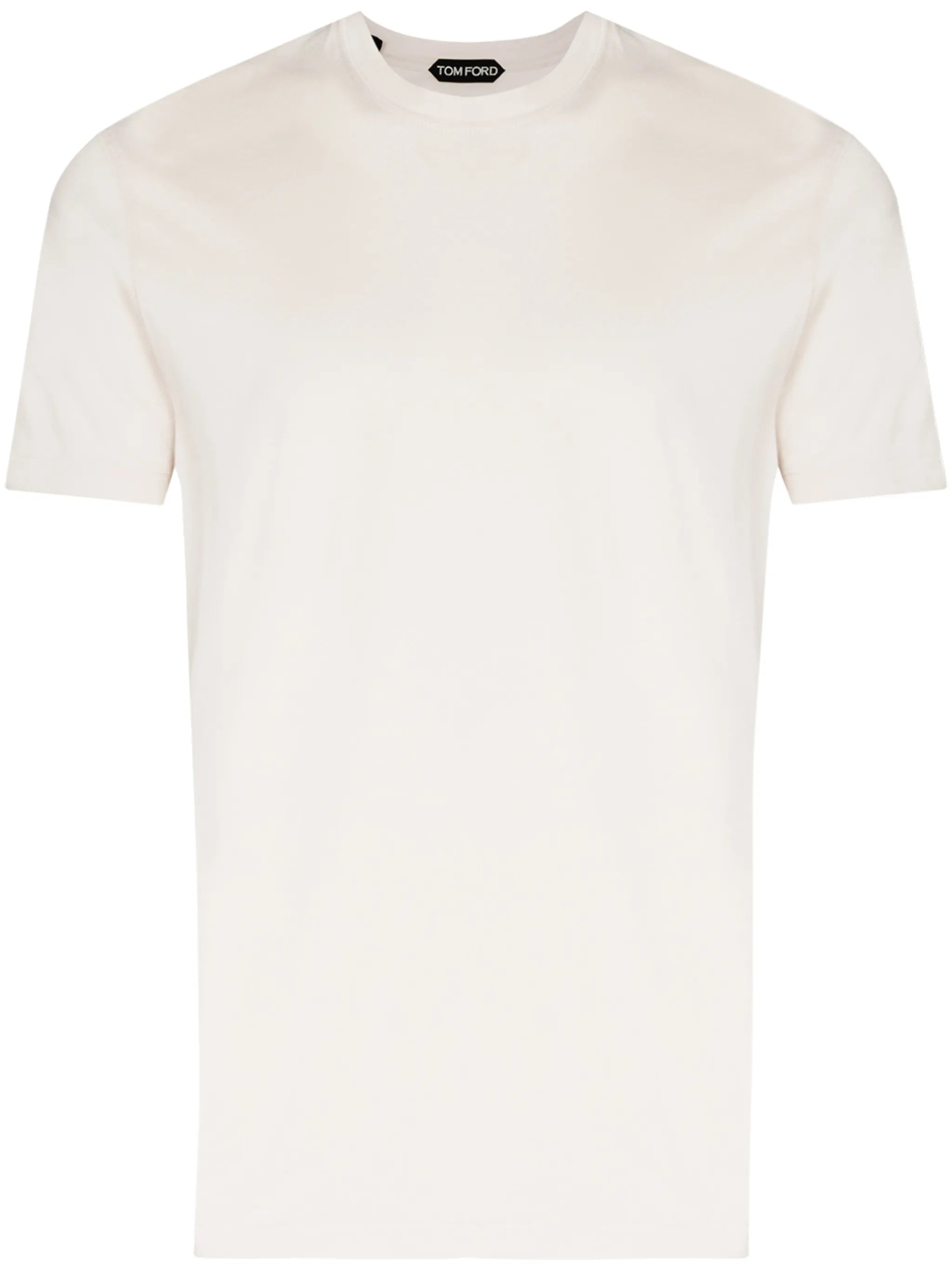 logo-embroidered crew neck T-shirt