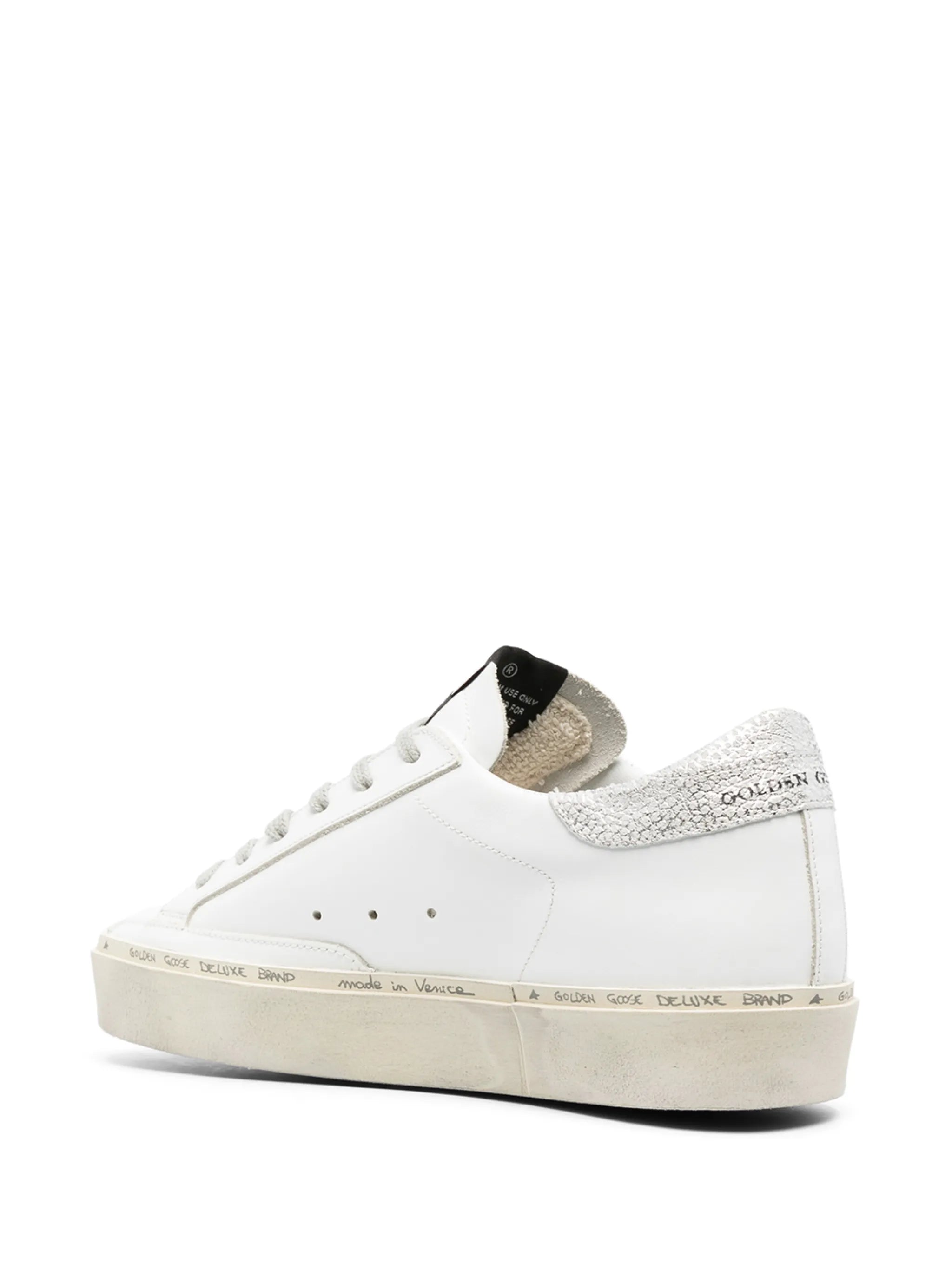 Hi Star trainers with star and metallic silver heel