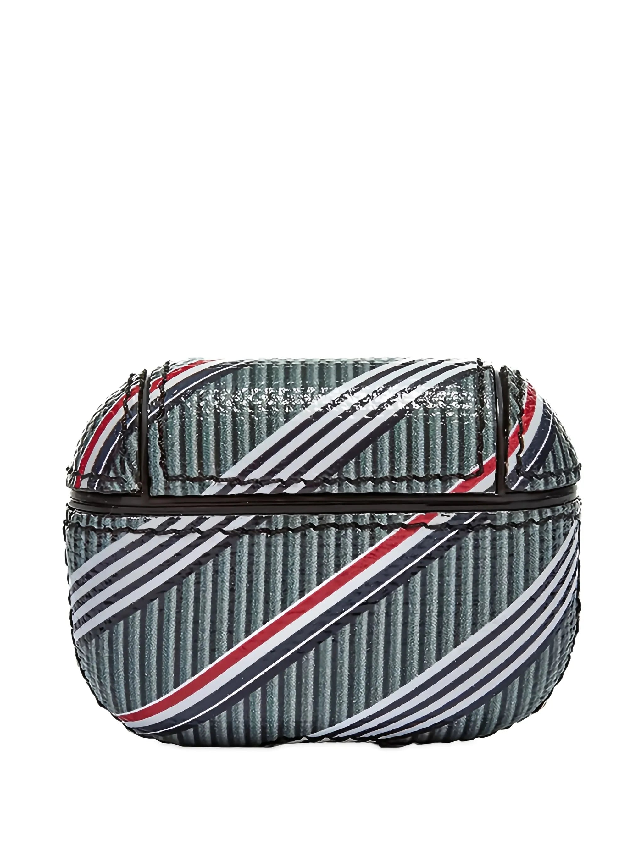 stripe-pattern AirPods case