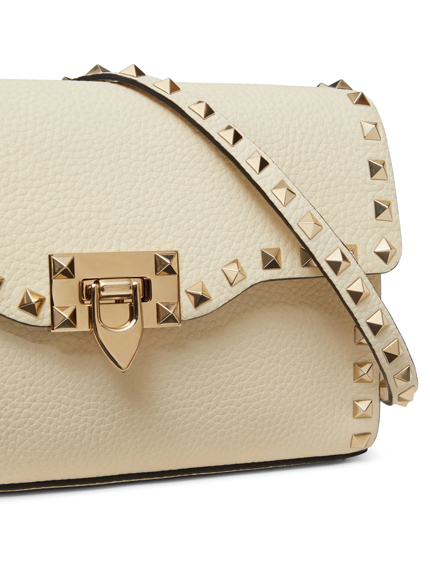 small Rockstud leather shoulder bag