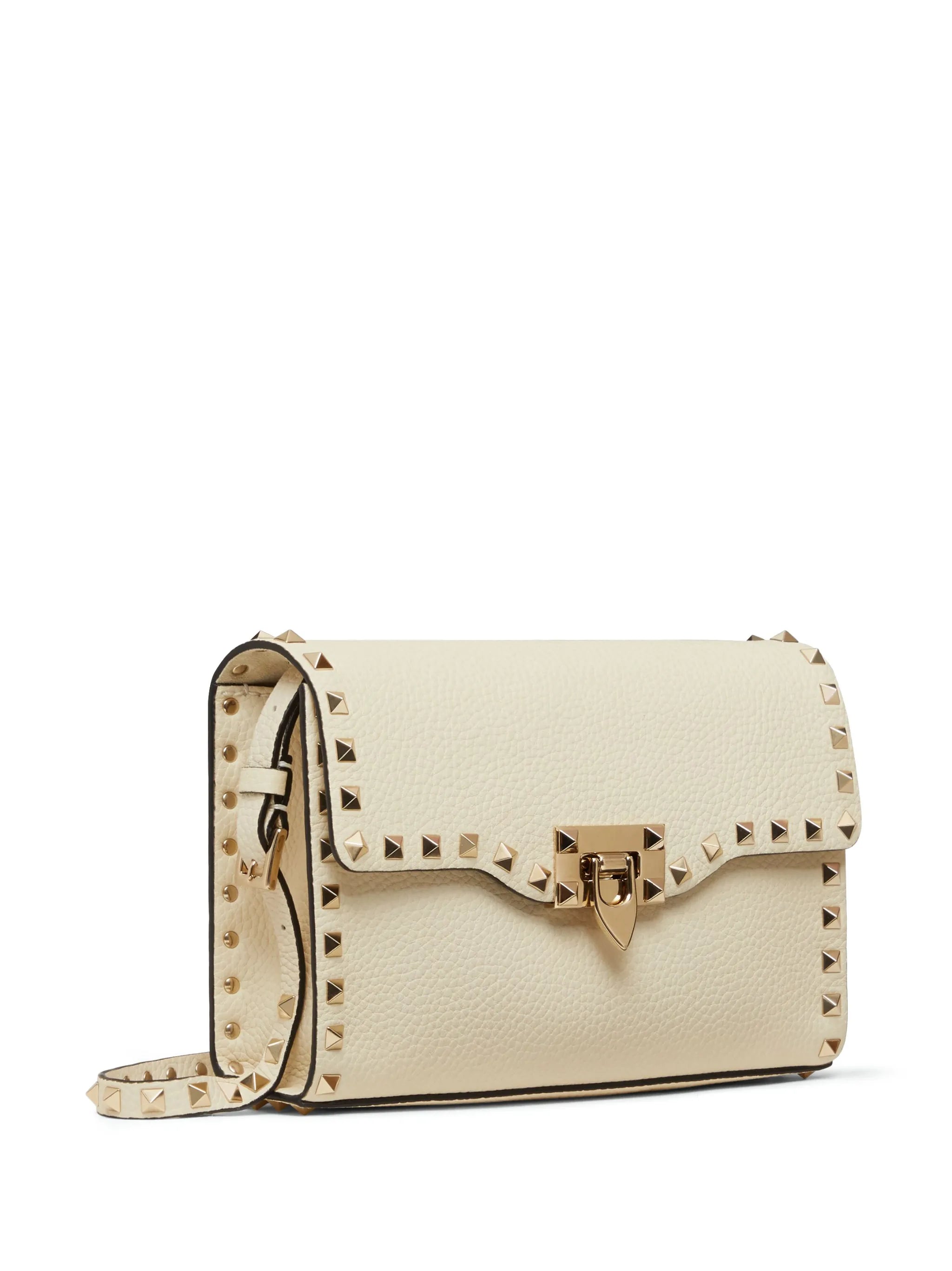 small Rockstud leather shoulder bag