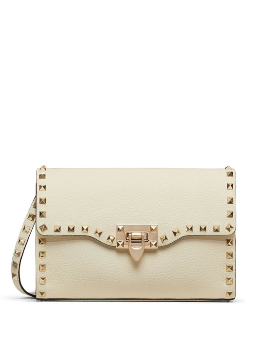 small Rockstud leather shoulder bag
