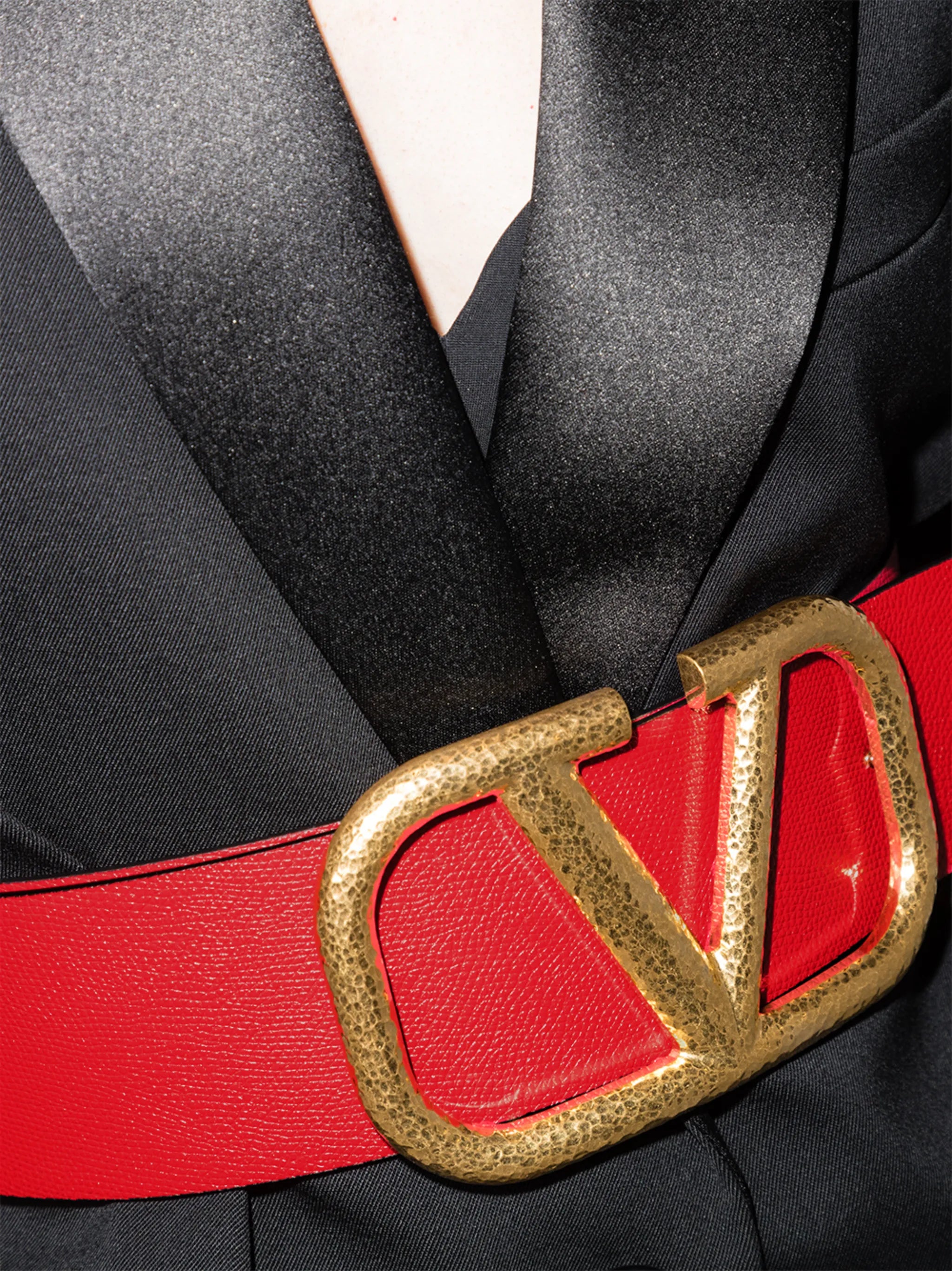 VLogo Signature reversible buckle belt
