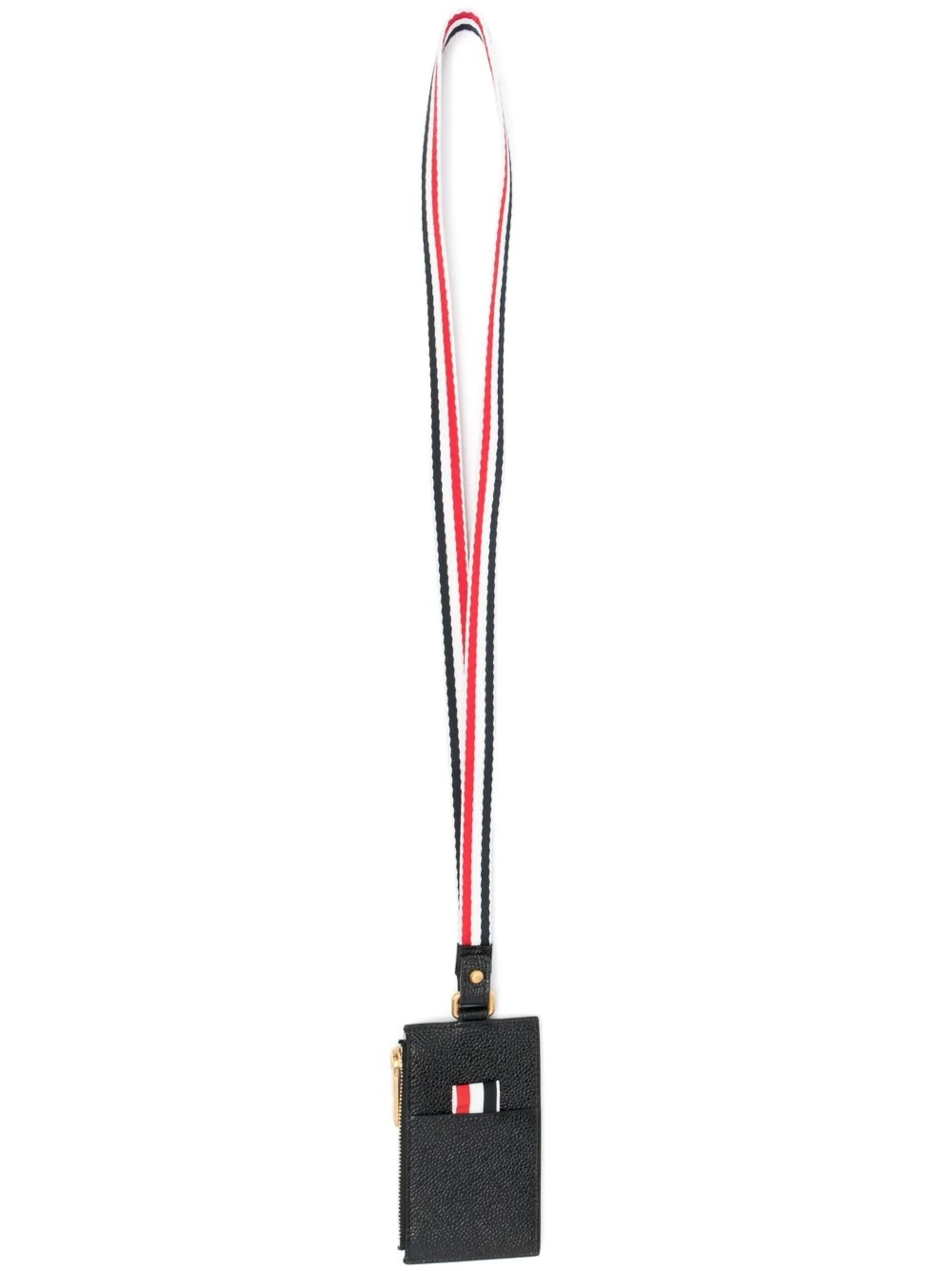 tri-stripe lanyard cardholder