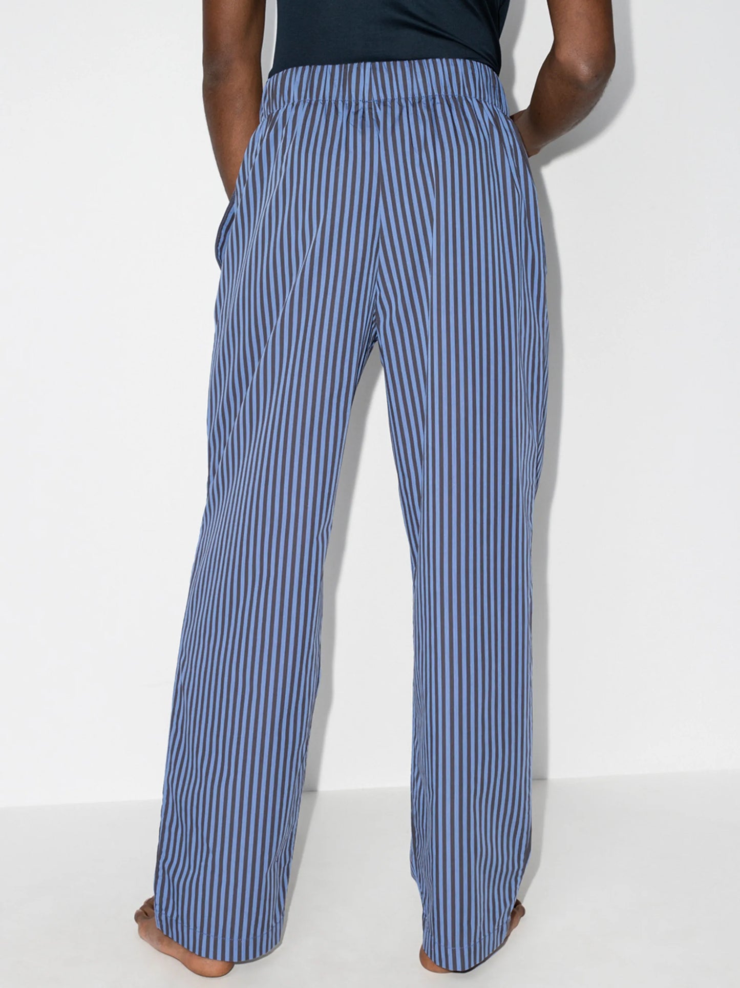 Verneuil stripe-pattern pajama bottoms