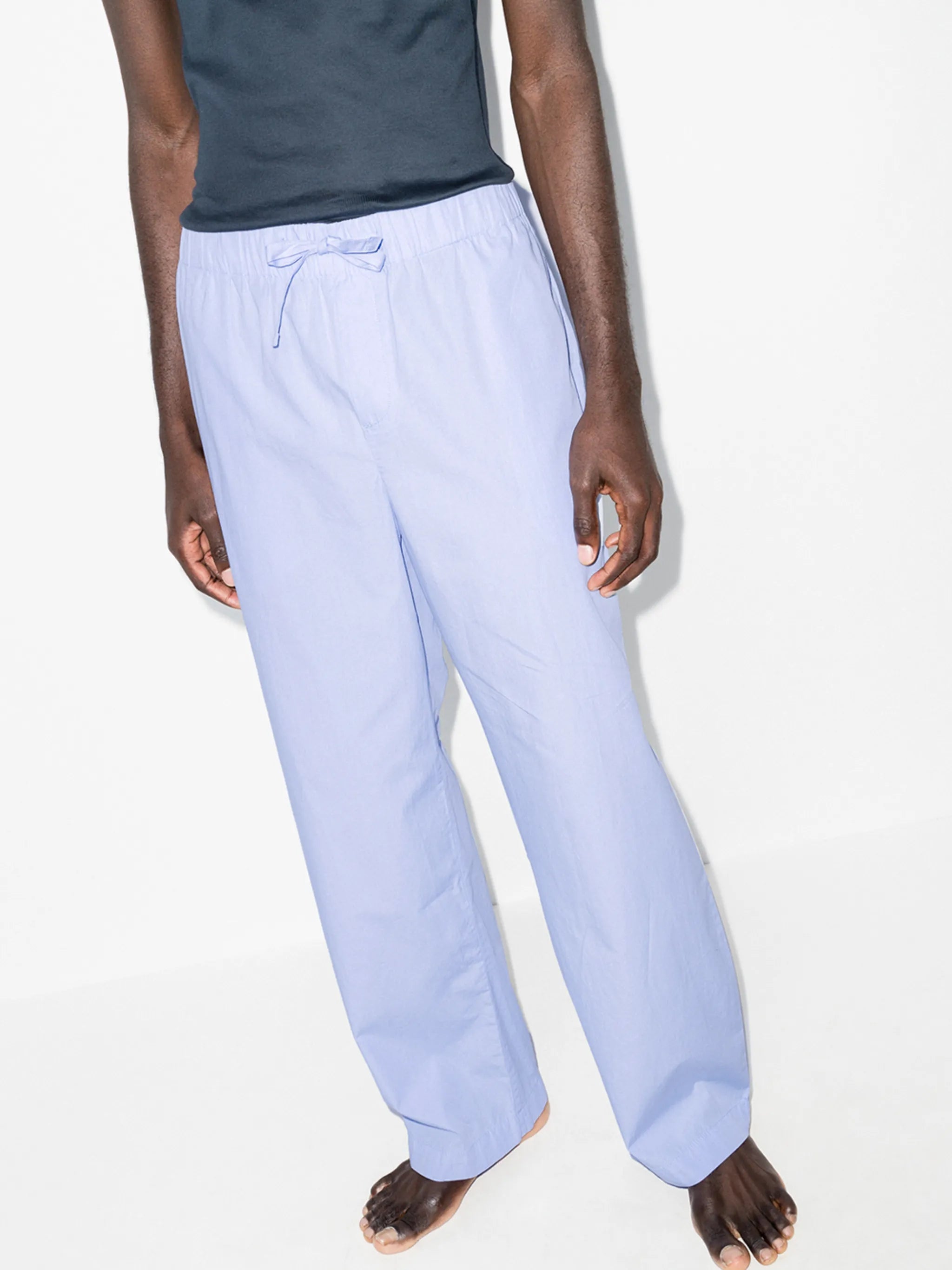 straight-leg pajama bottoms