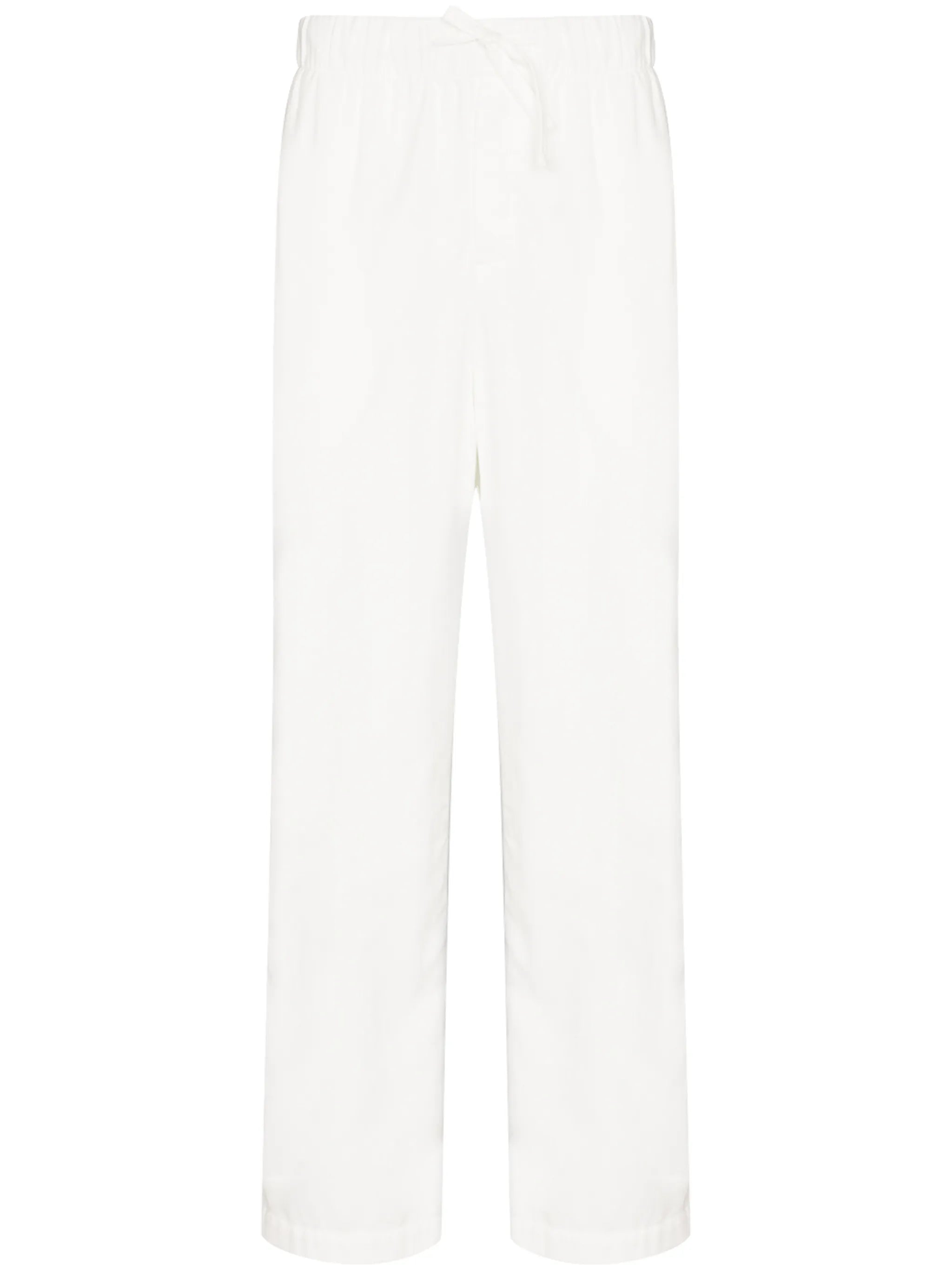straight-leg cotton pajama bottoms