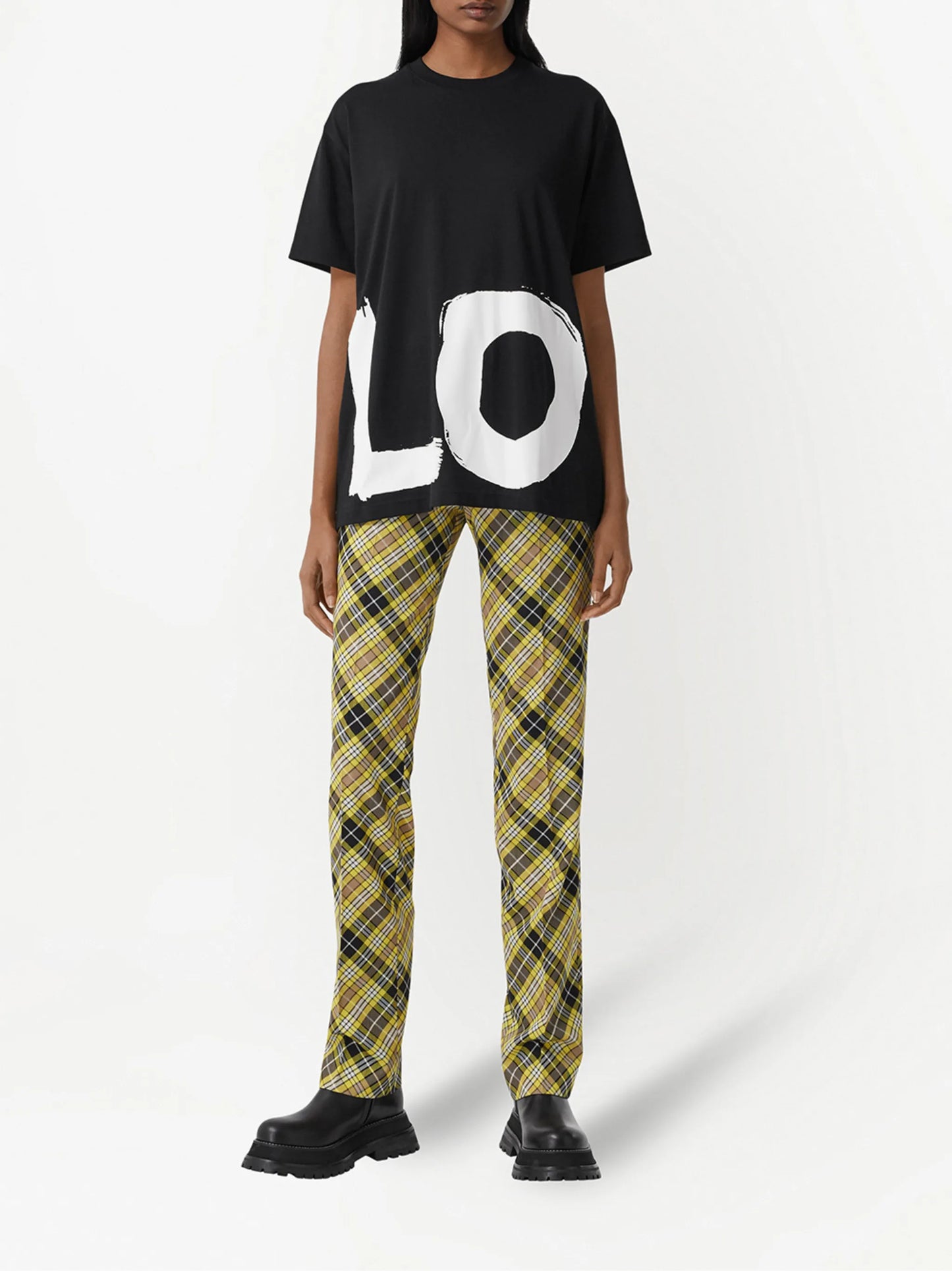 love print oversized T-shirt