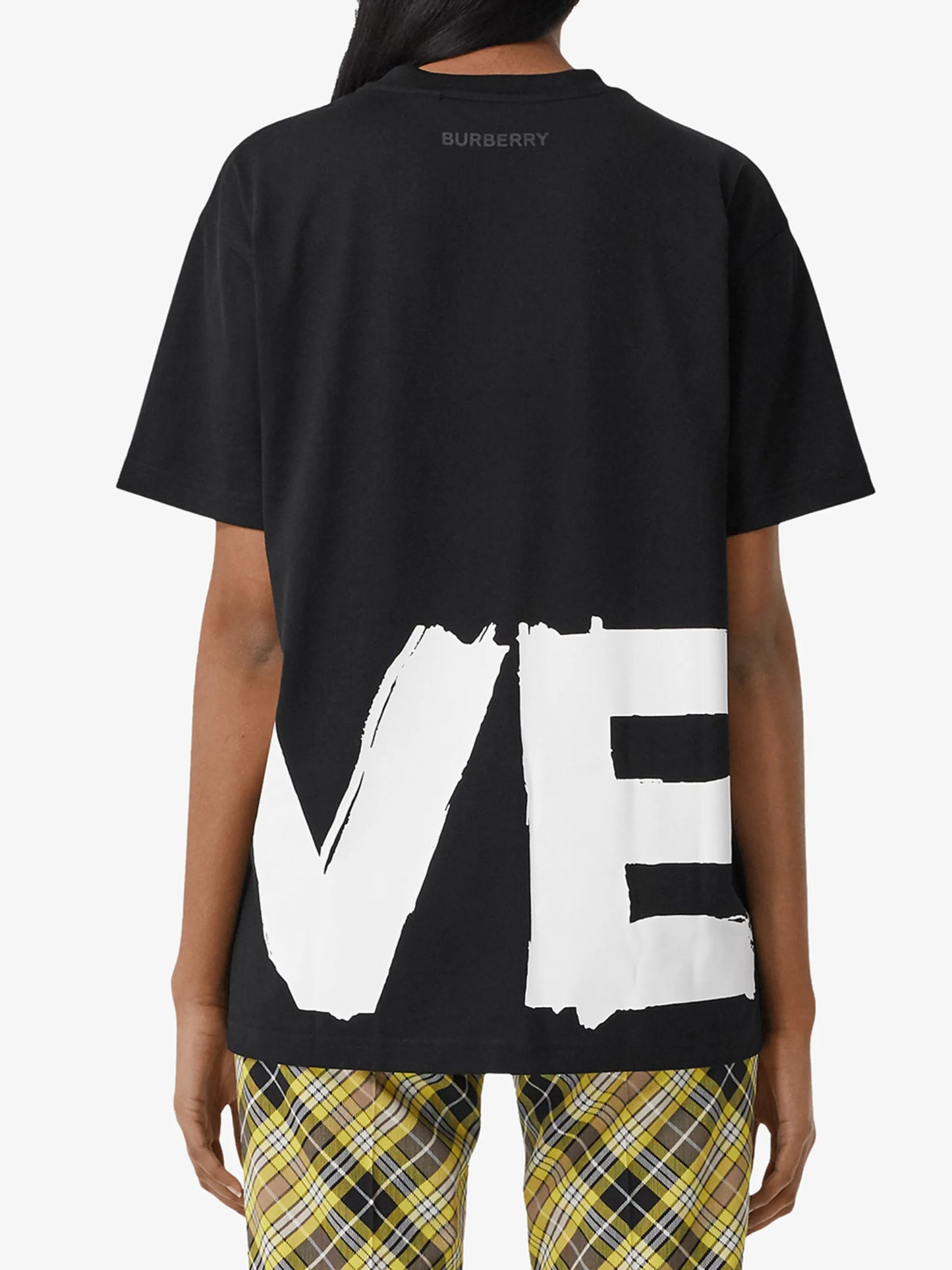 love print oversized T-shirt