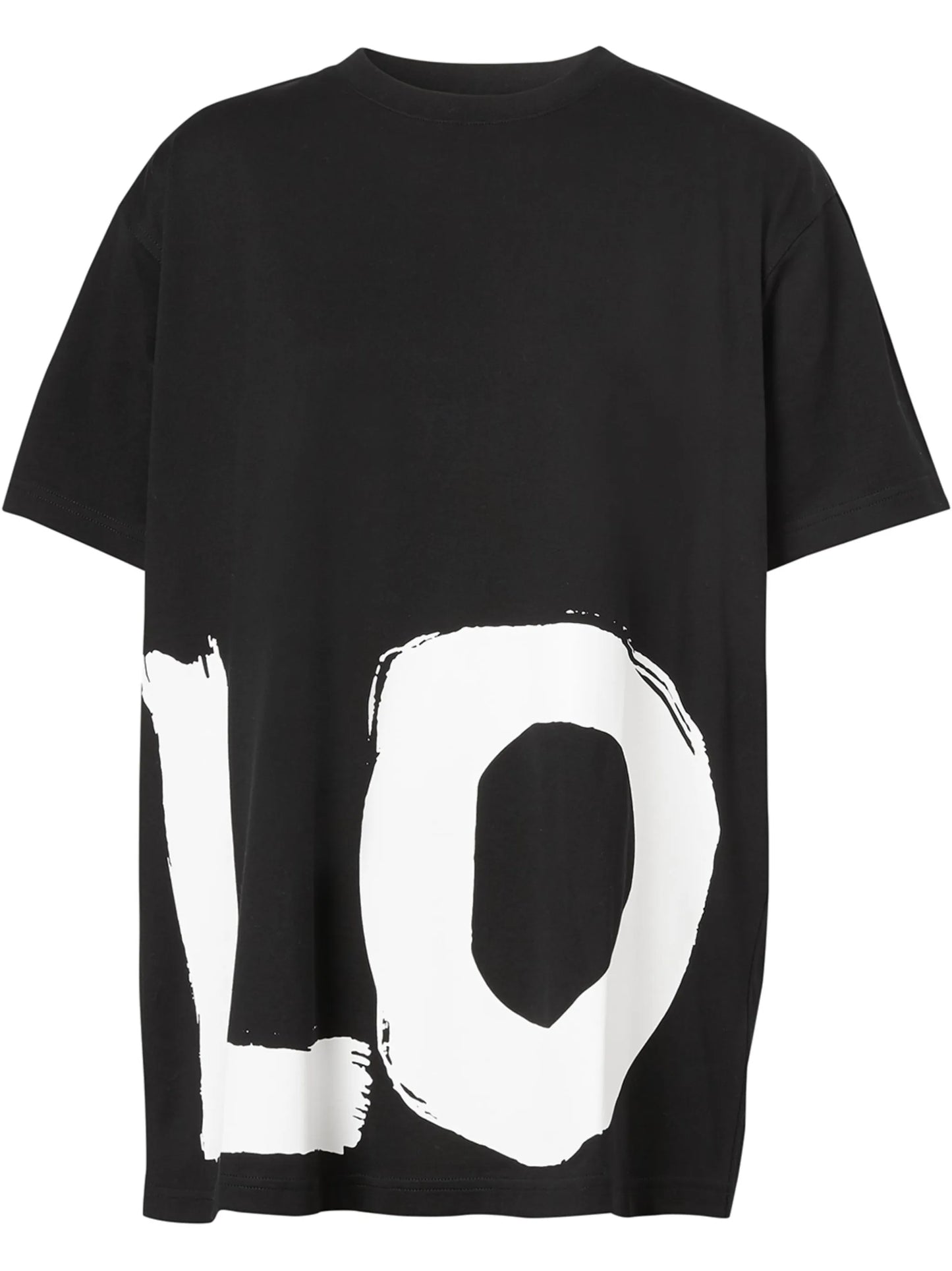 love print oversized T-shirt