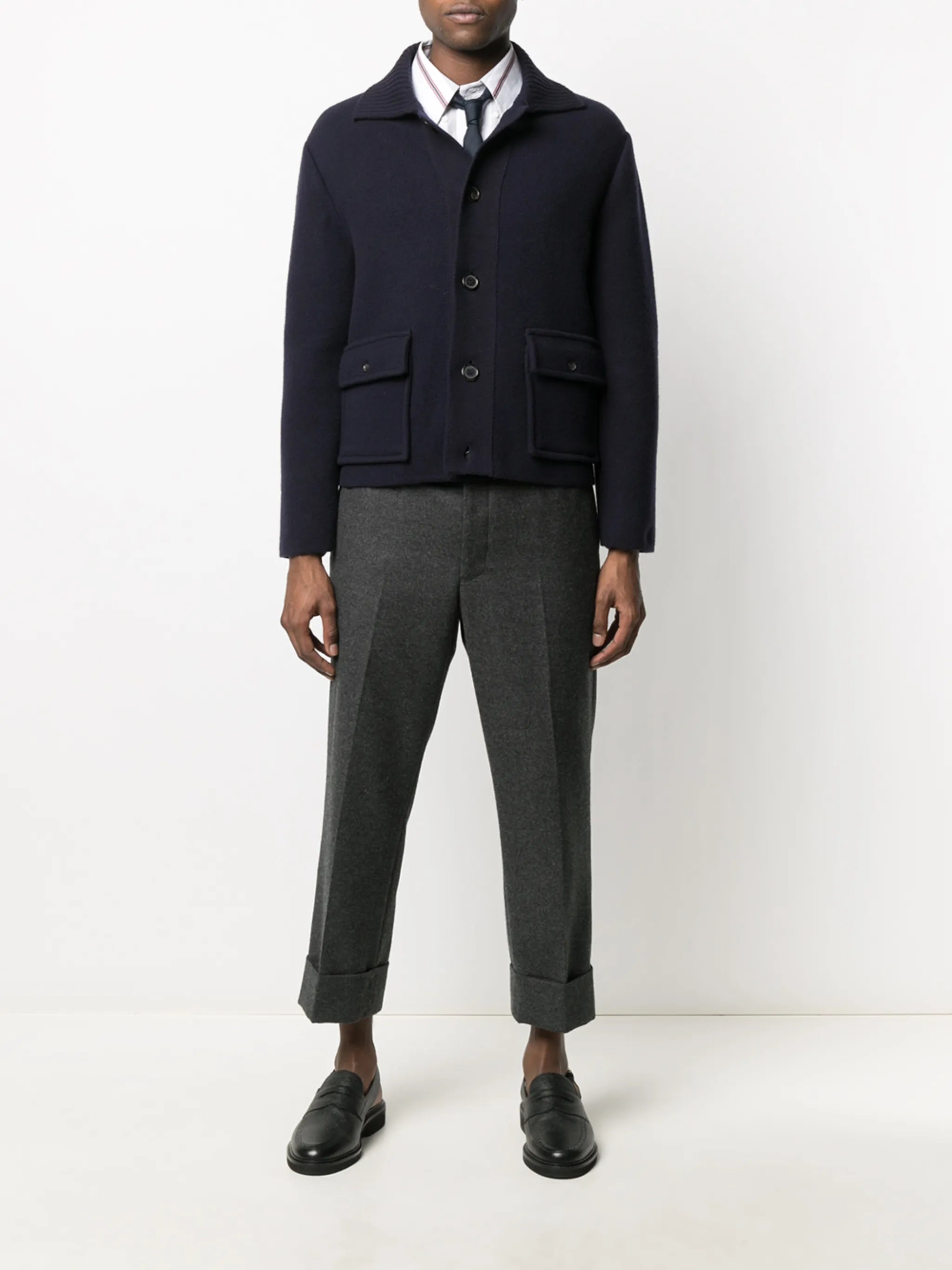 RWB stripe shirt jacket