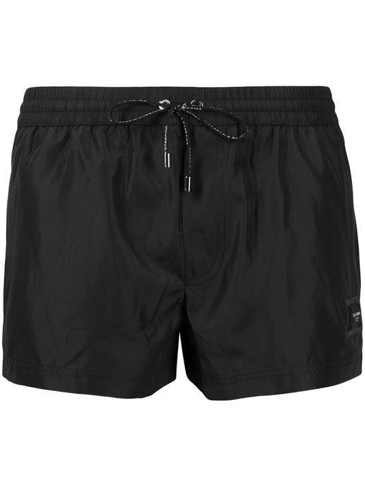logo-tag swim shorts