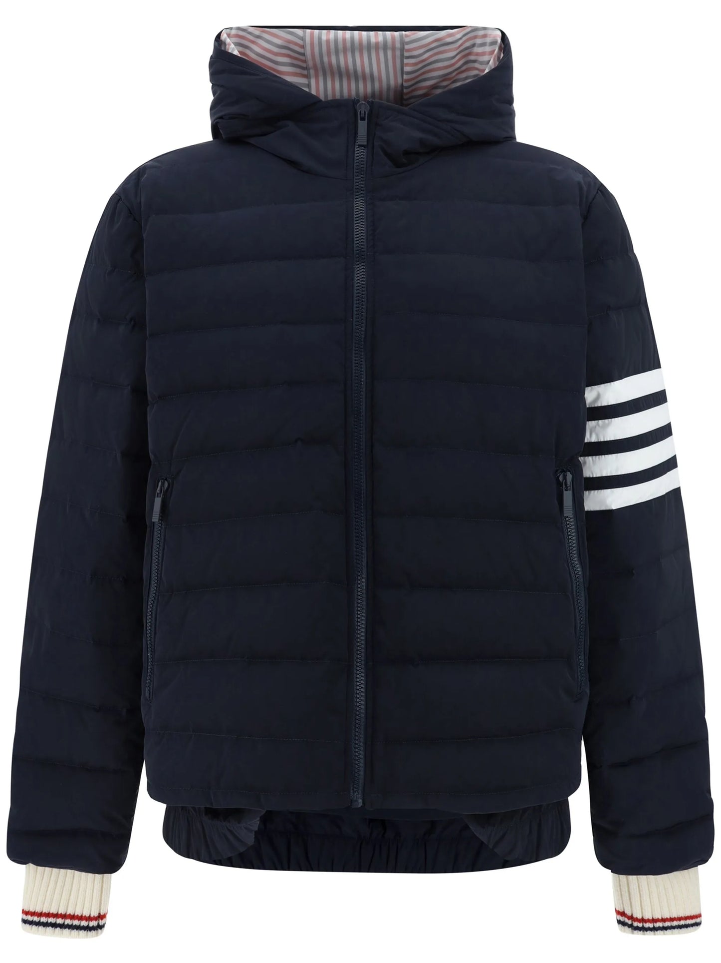 4-Bar stripe padded jacket