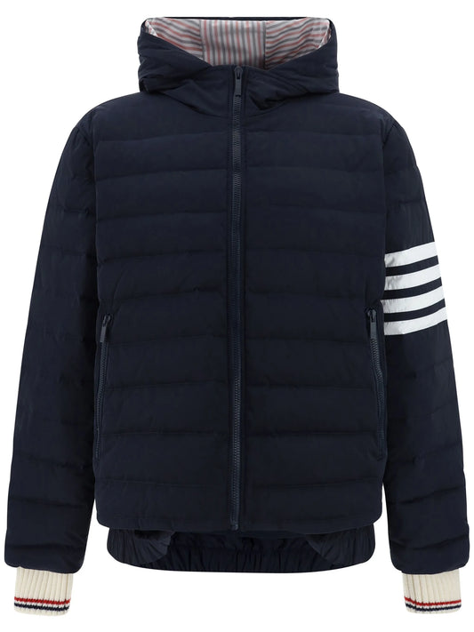 4-Bar stripe padded jacket