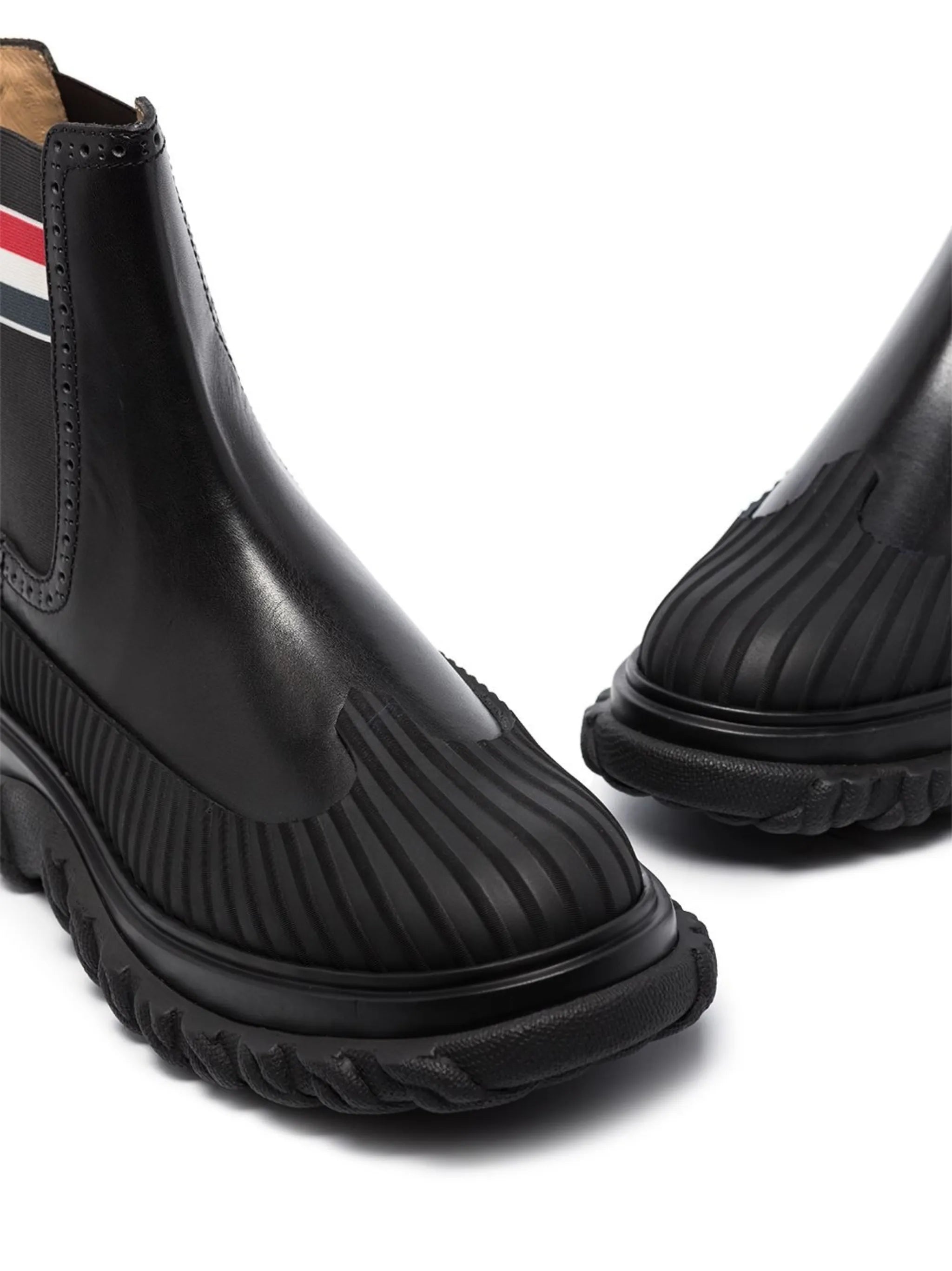 RWB stripe ankle boots