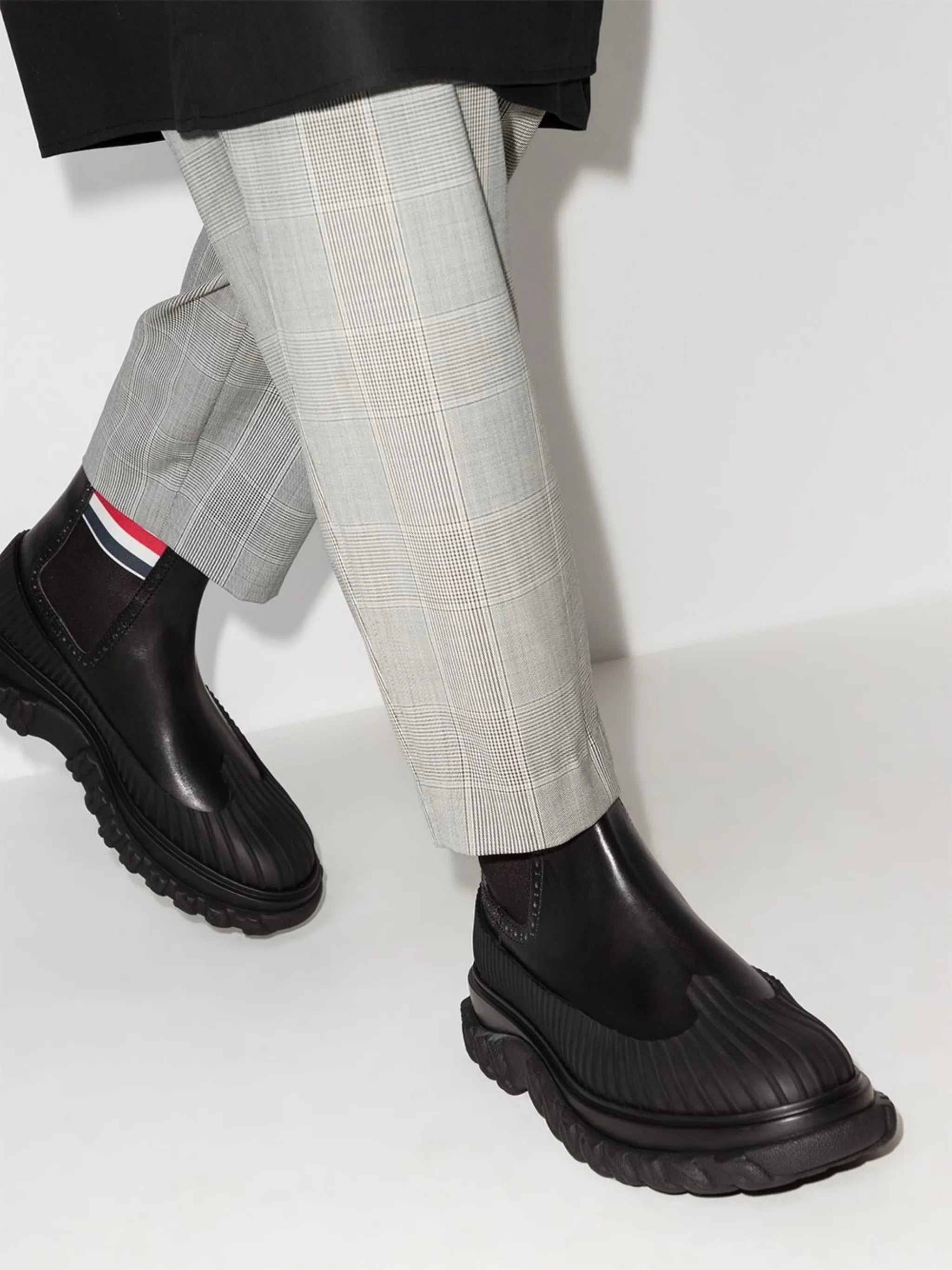 RWB stripe ankle boots