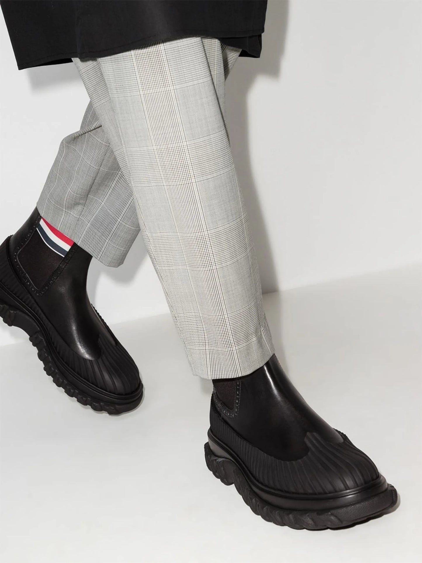 RWB stripe ankle boots