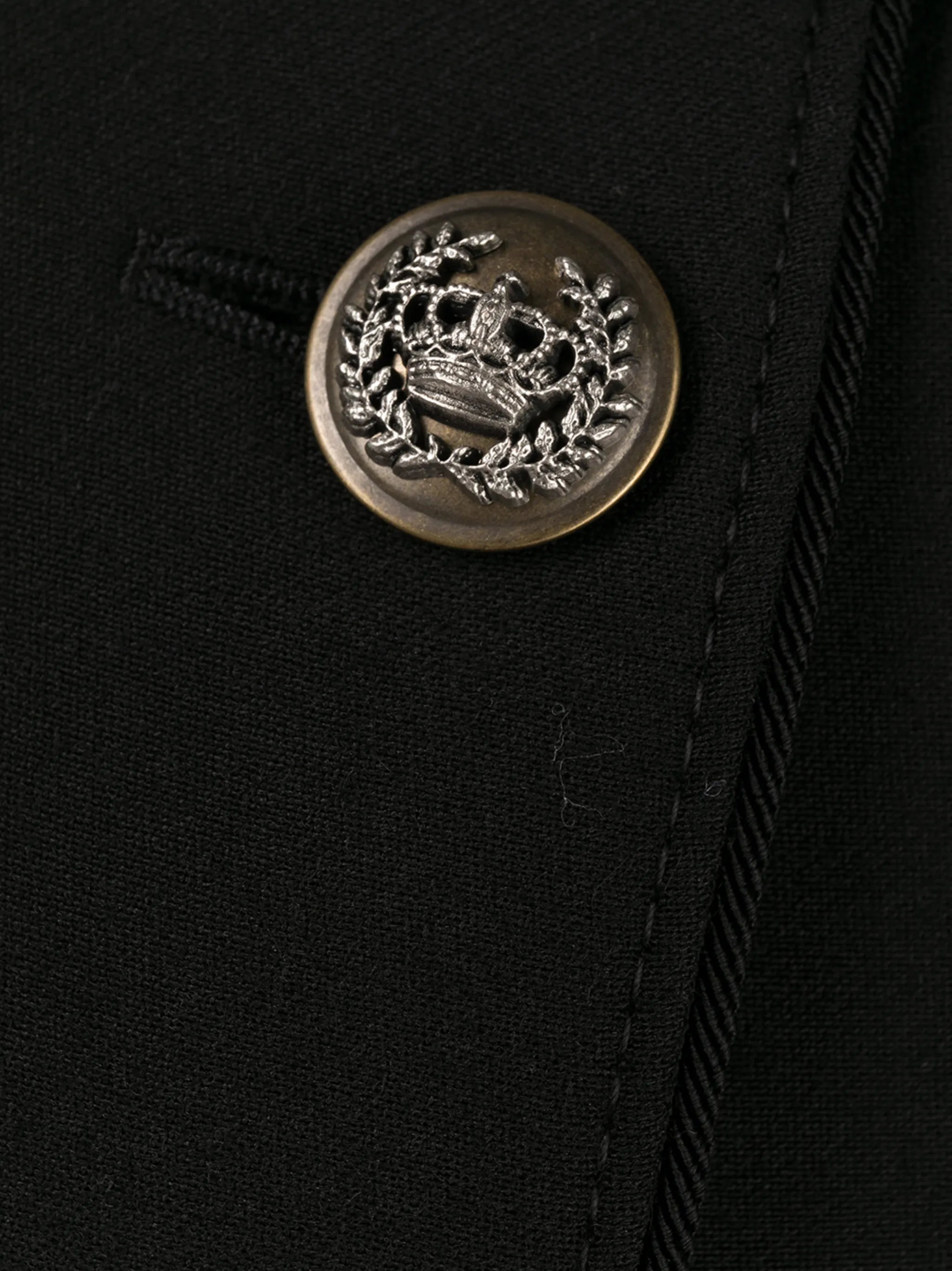 woolen single-breasted coat
