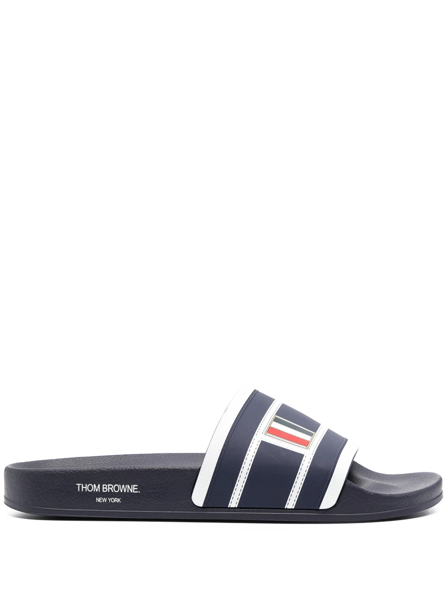 striped flatform slides