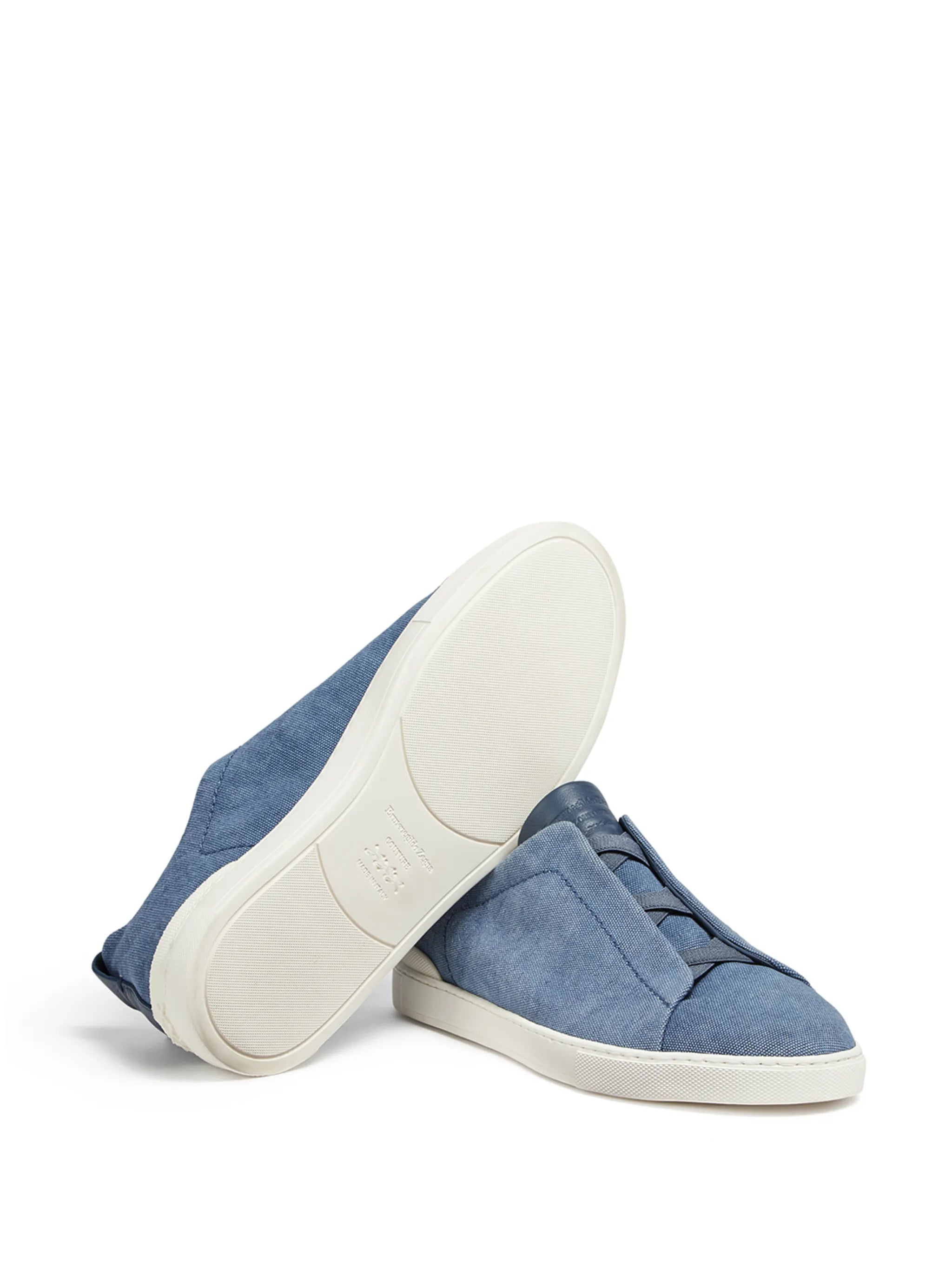two-tone design sneakers