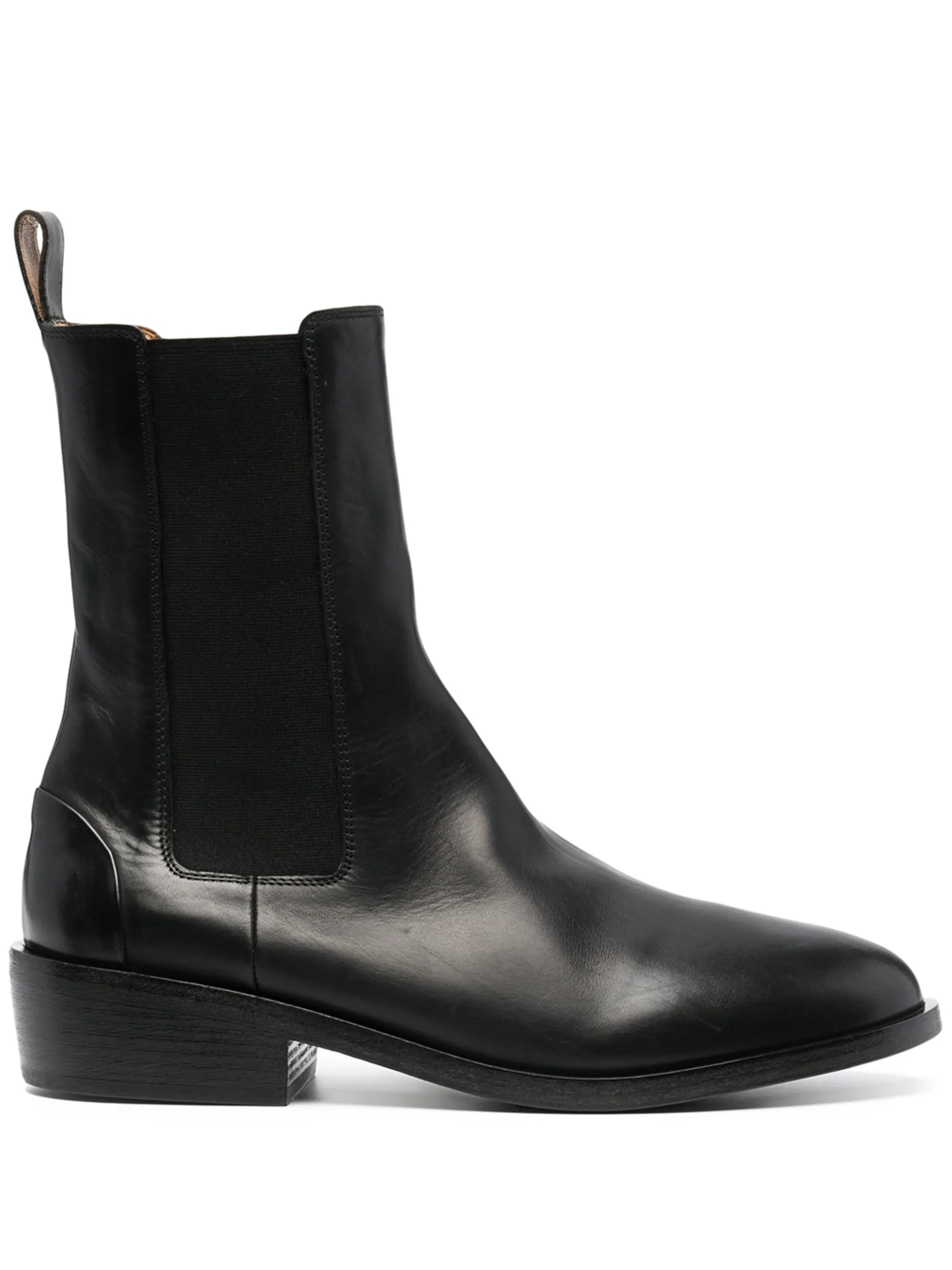 mid-calf Chelsea boots