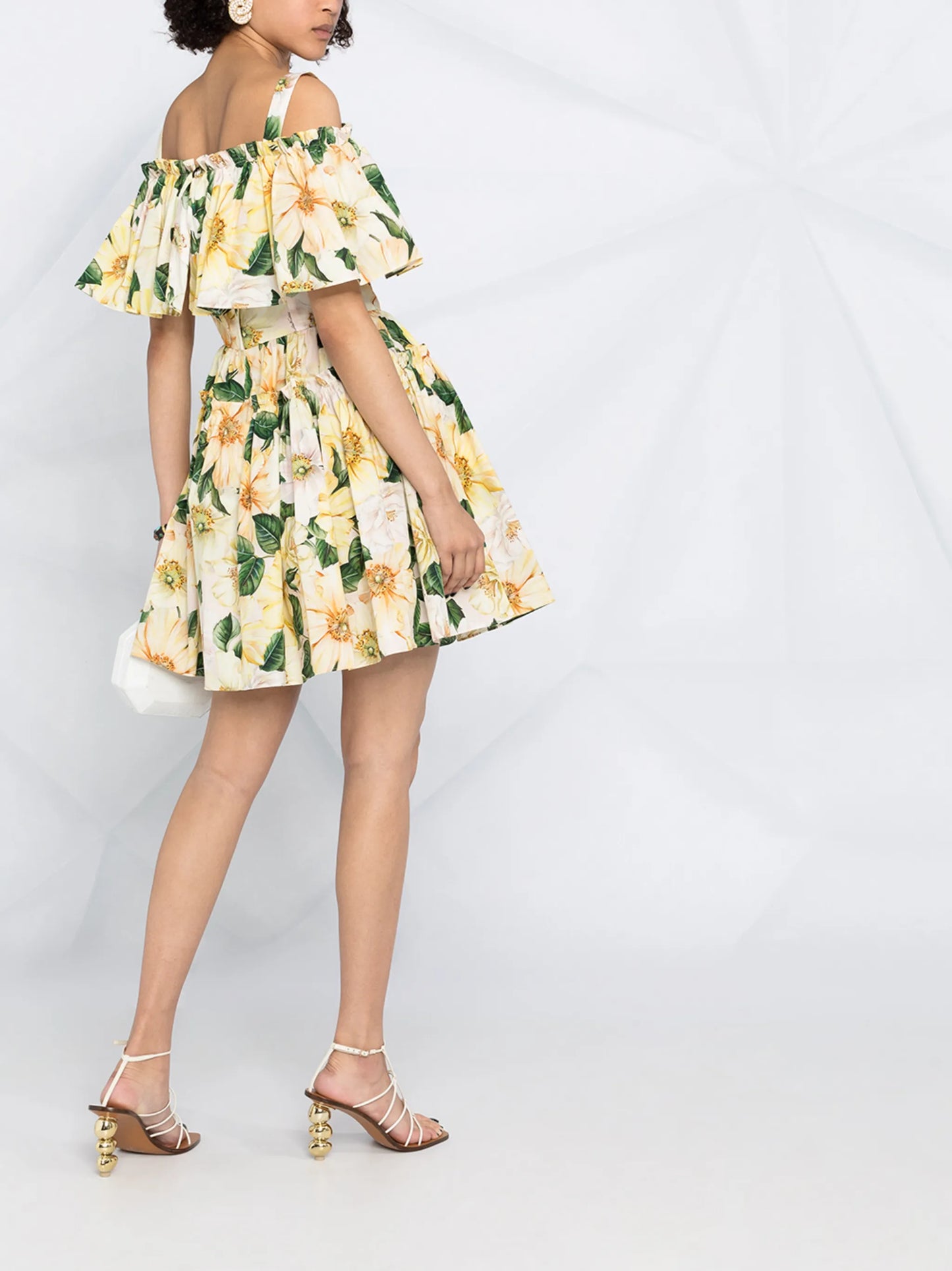 floral-print dress