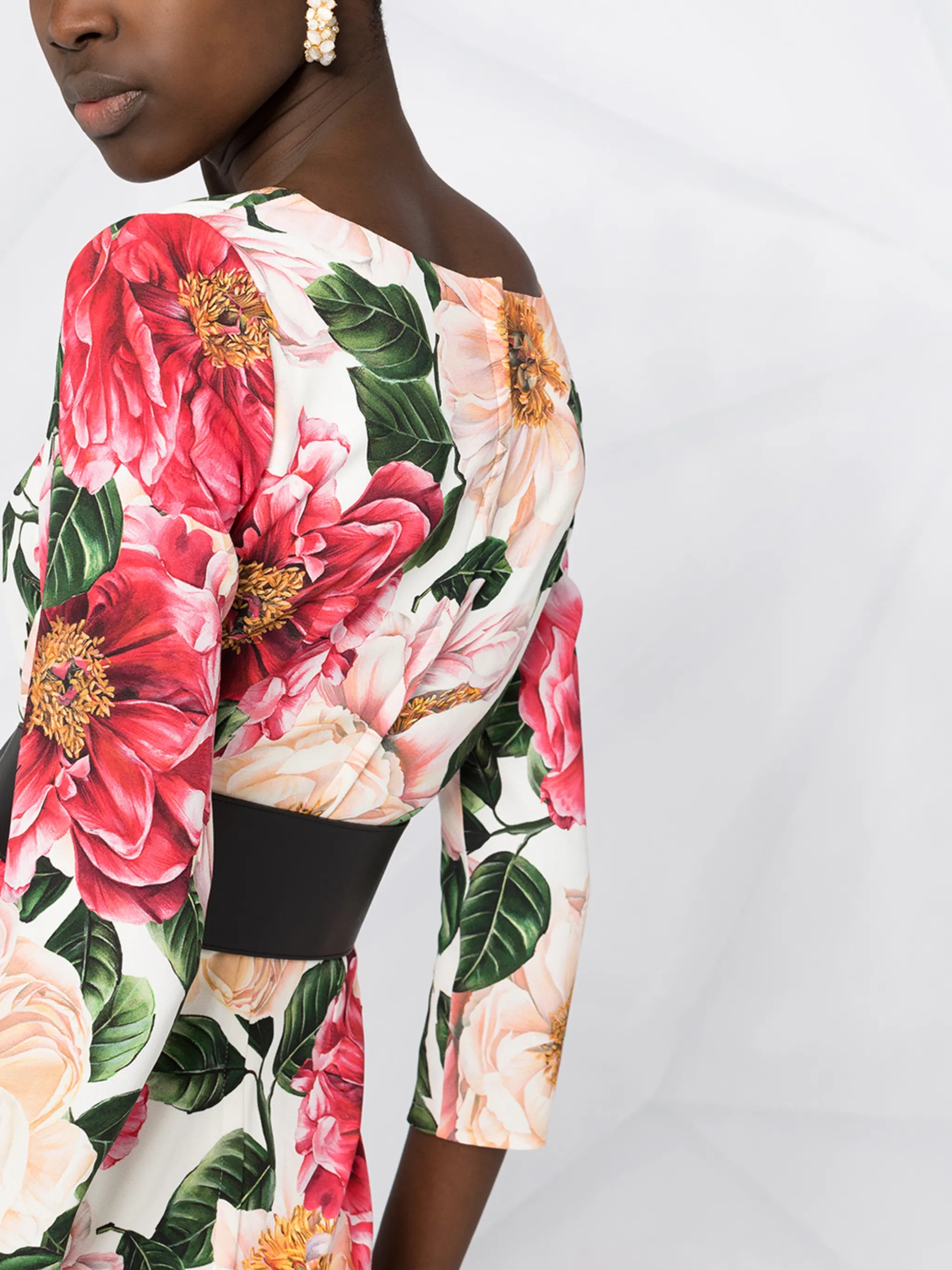 floral print midi dress