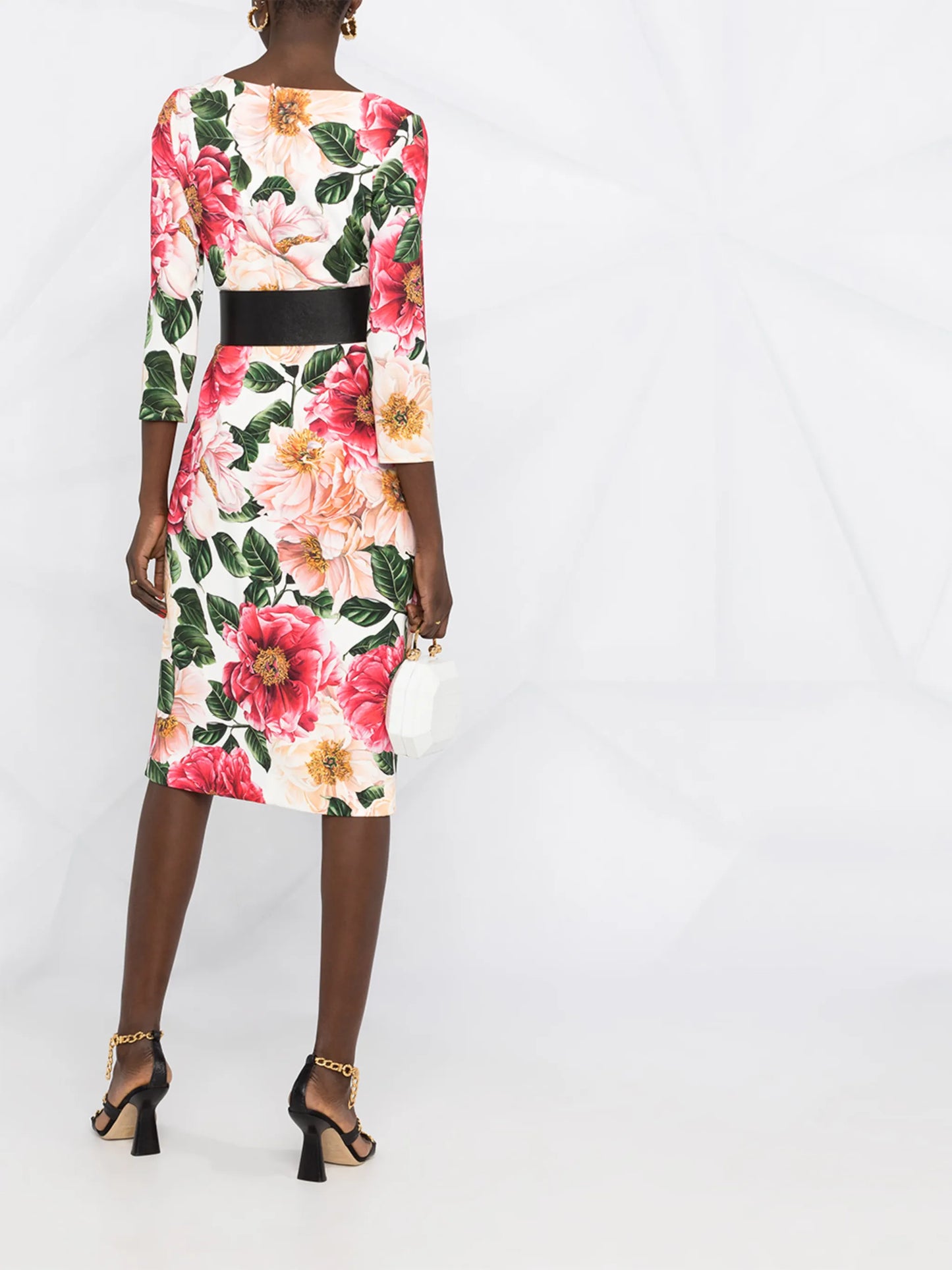 floral print midi dress