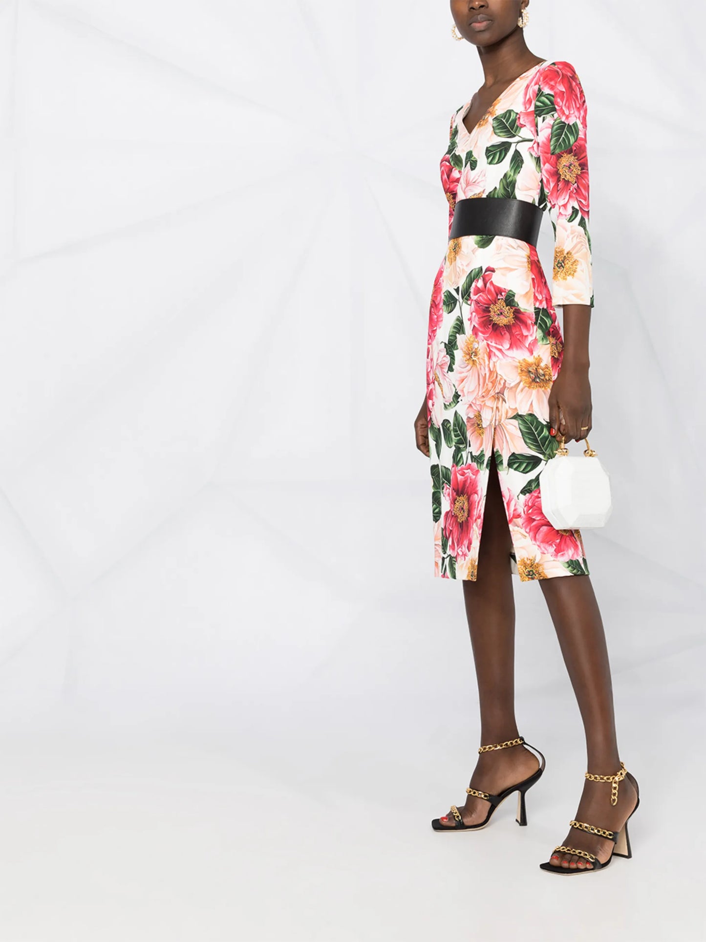 floral print midi dress