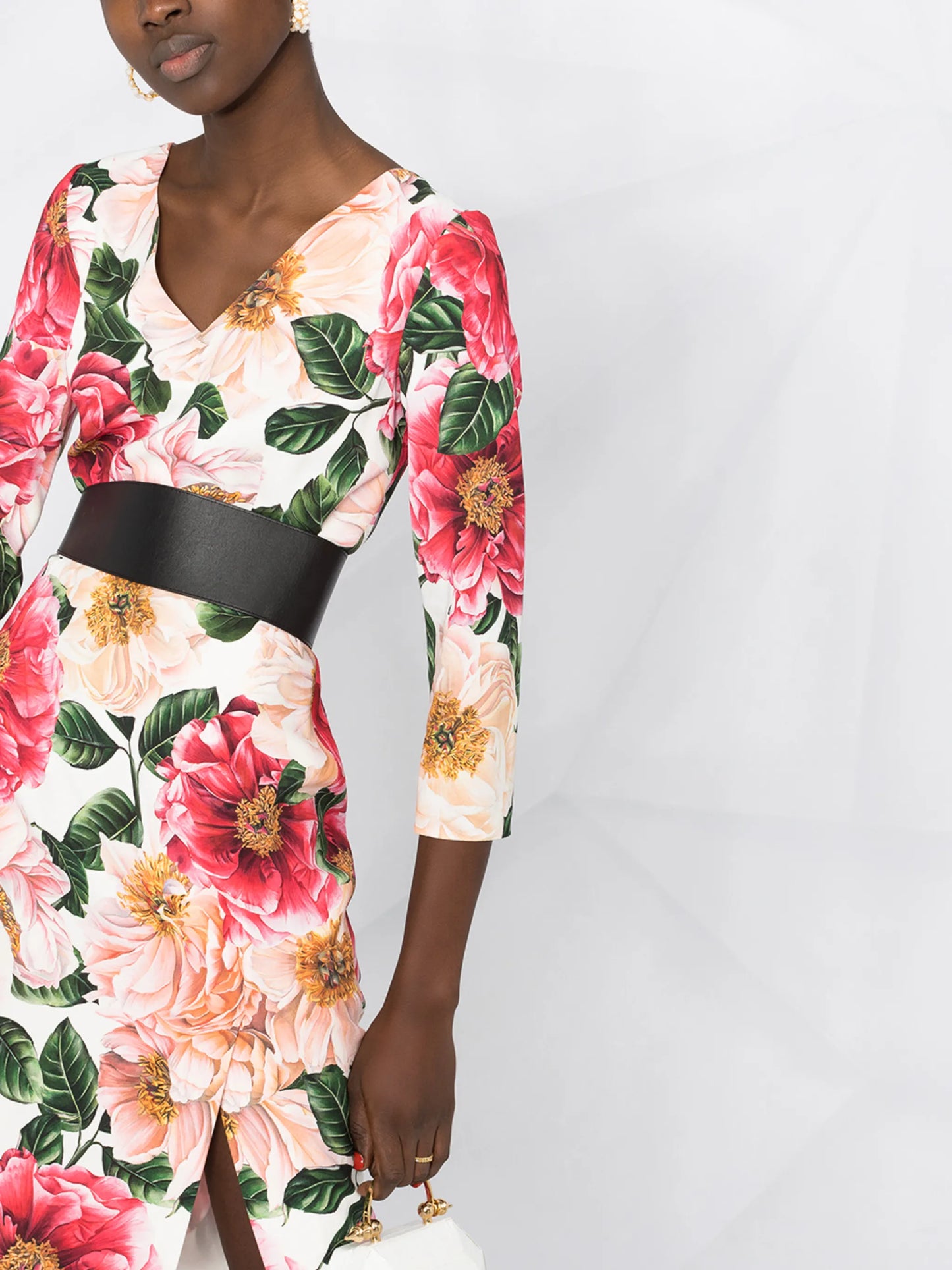 floral print midi dress