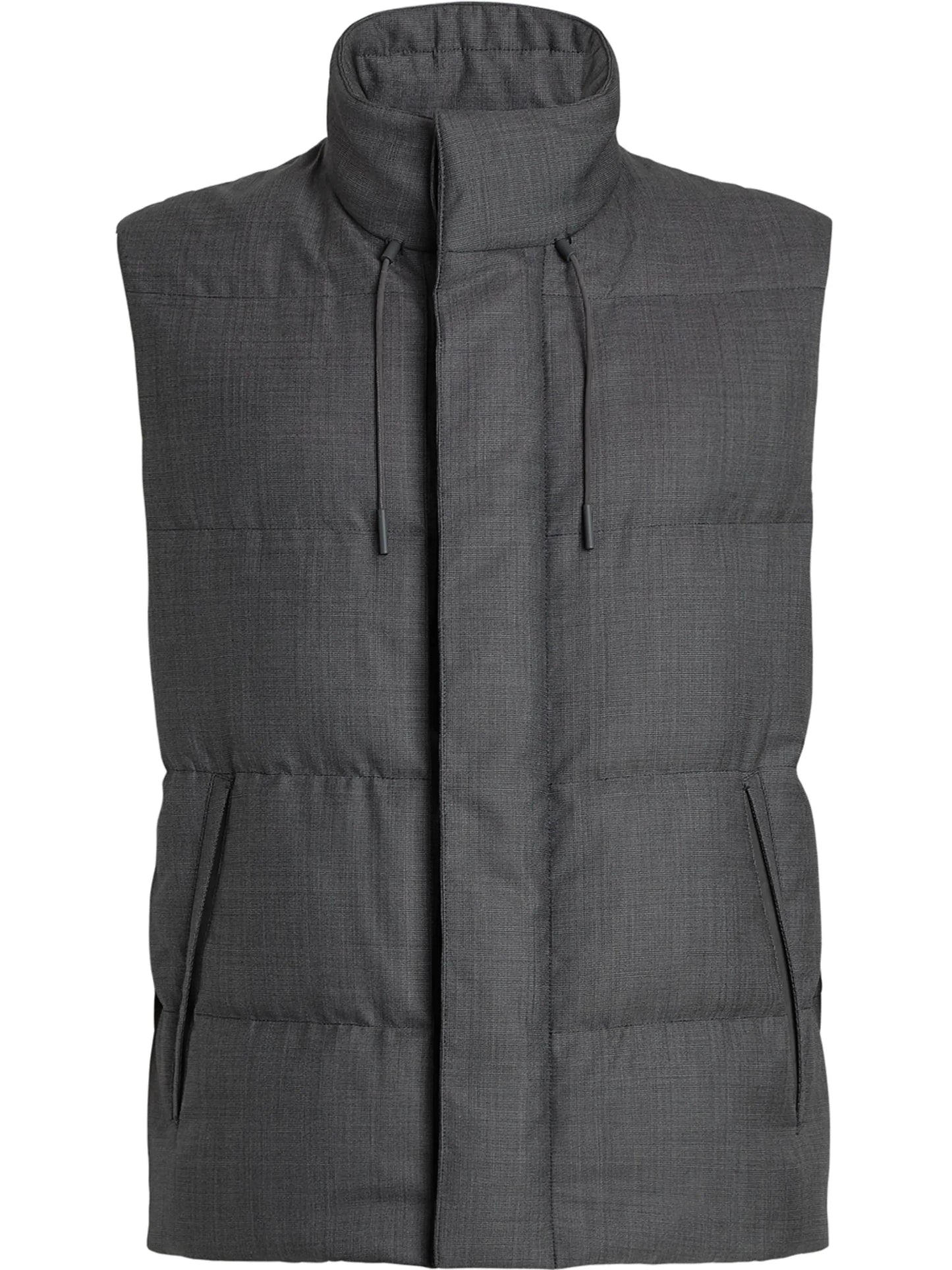 padded high-neck vest