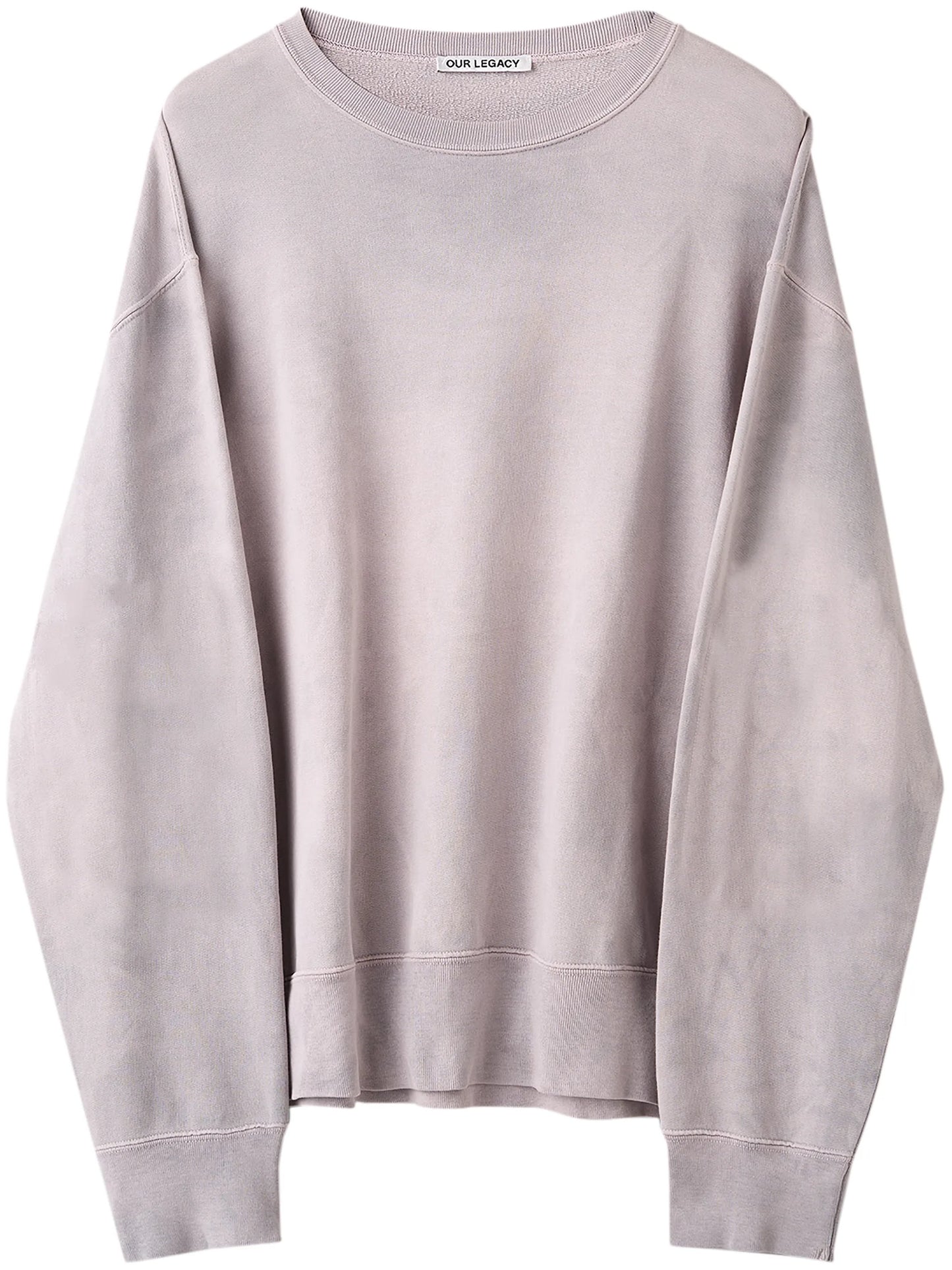 crew-neck long-sleeve sweatshirt