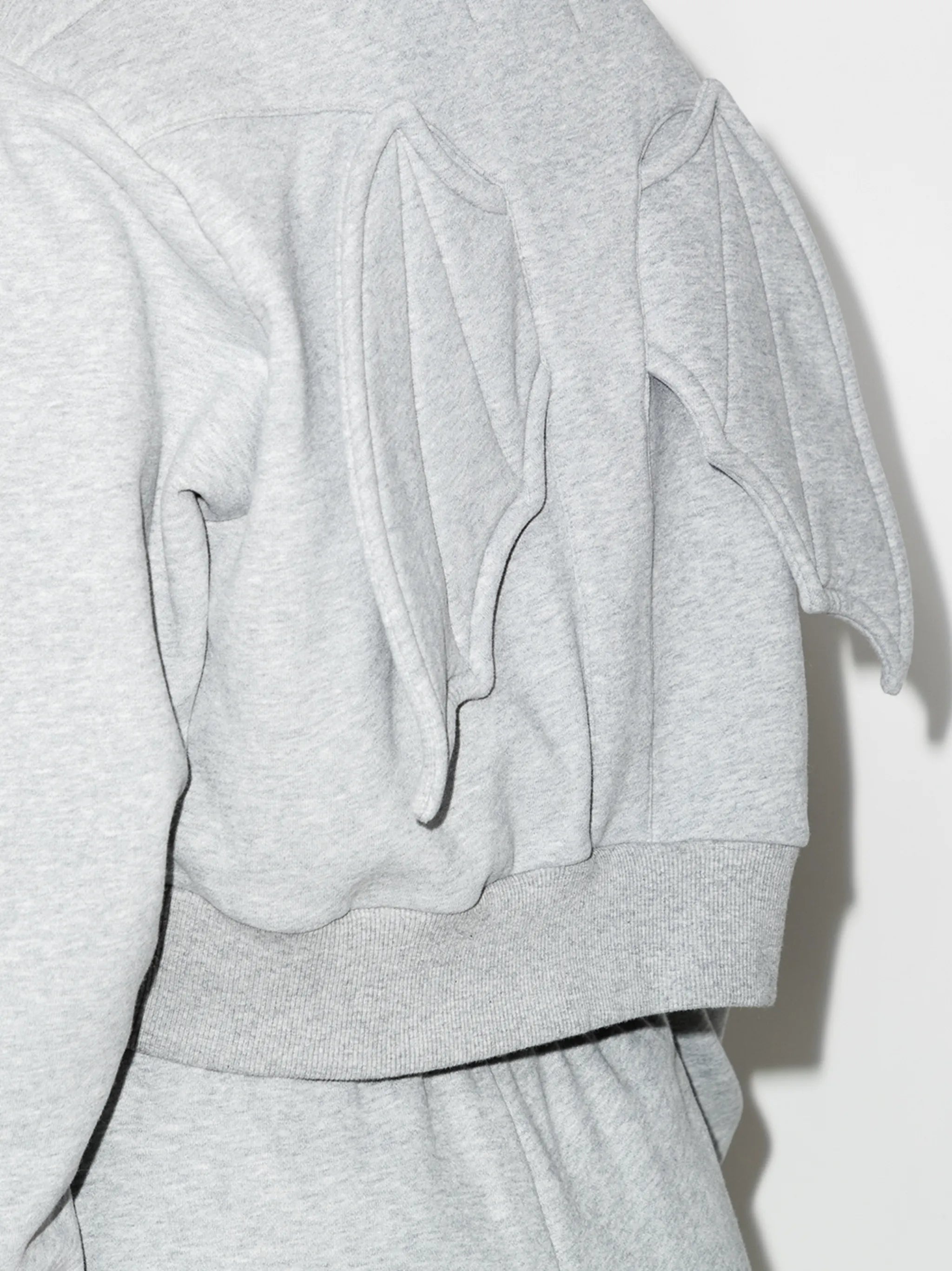 Wings detail cropped sweatshirt