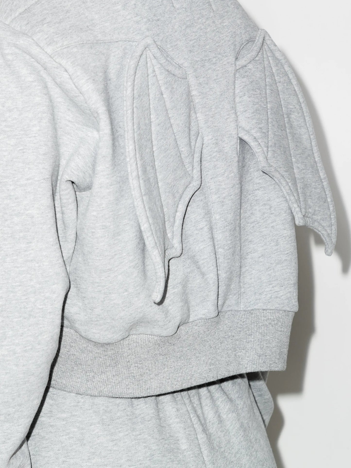 Wings detail cropped sweatshirt