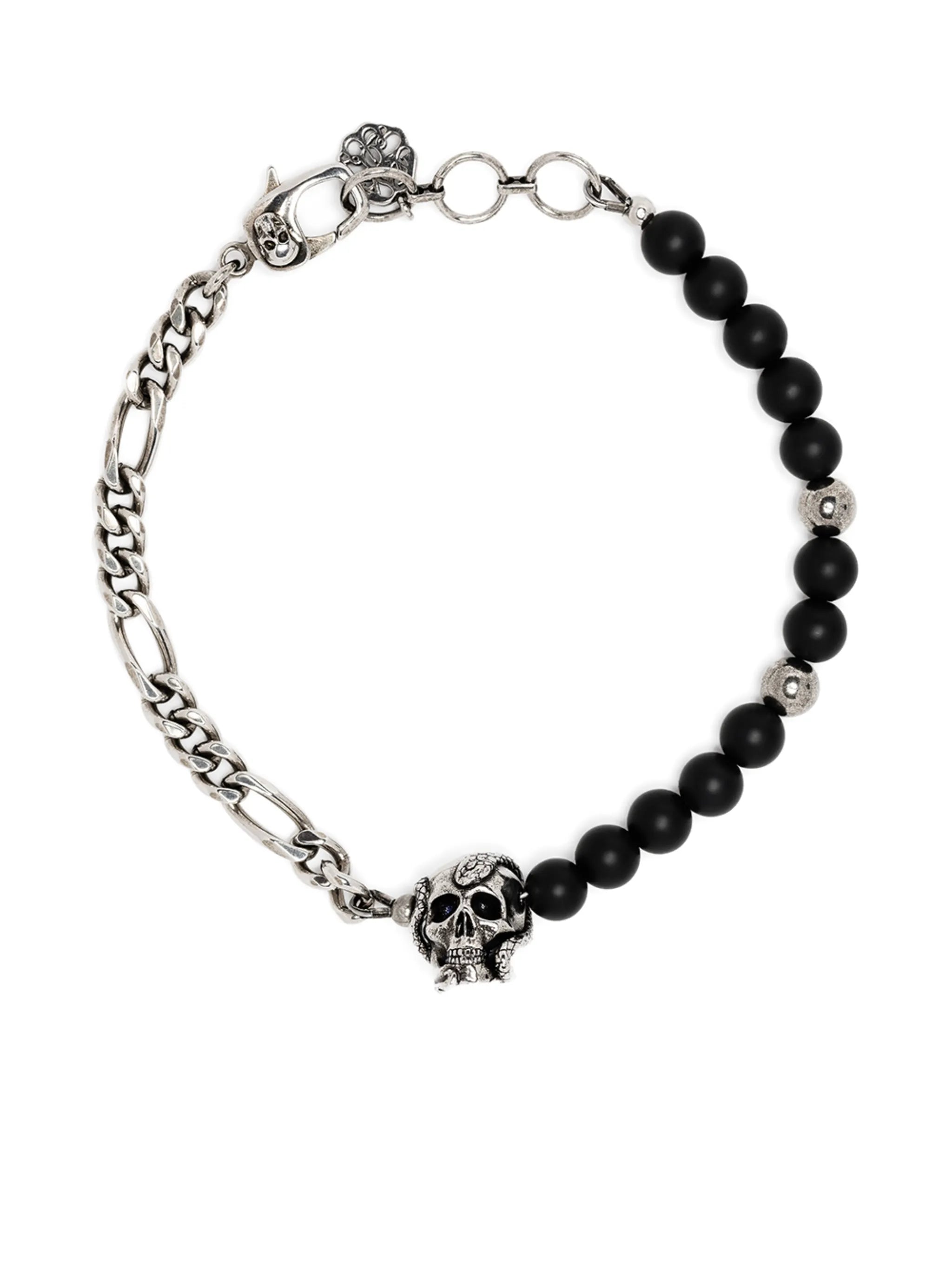 skull chain bead bracelet