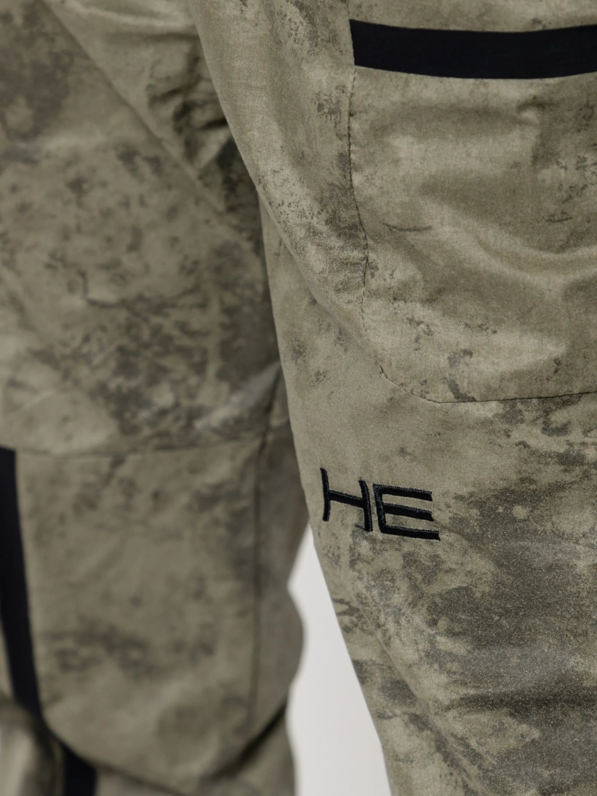 camouflage-print track pants